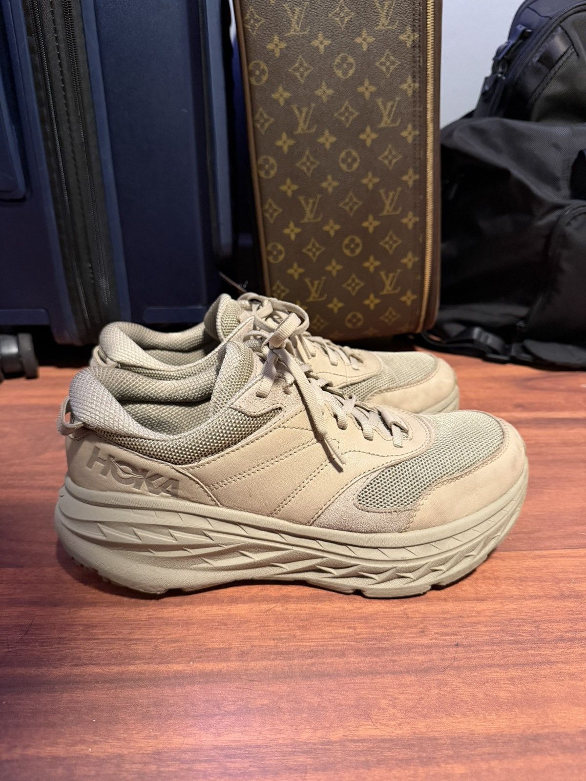 Hoka Hoka Bondi L Oxford Sneakers Size US 9.5 / EU 42-43 - 4 Thumbnail