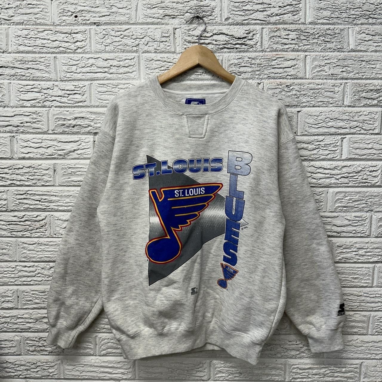 Starter Vintage Starter St. Louis Blues Hockey Sweatshirt Medium Size US M / EU 48-50 / 2 - 2 Thumbnail