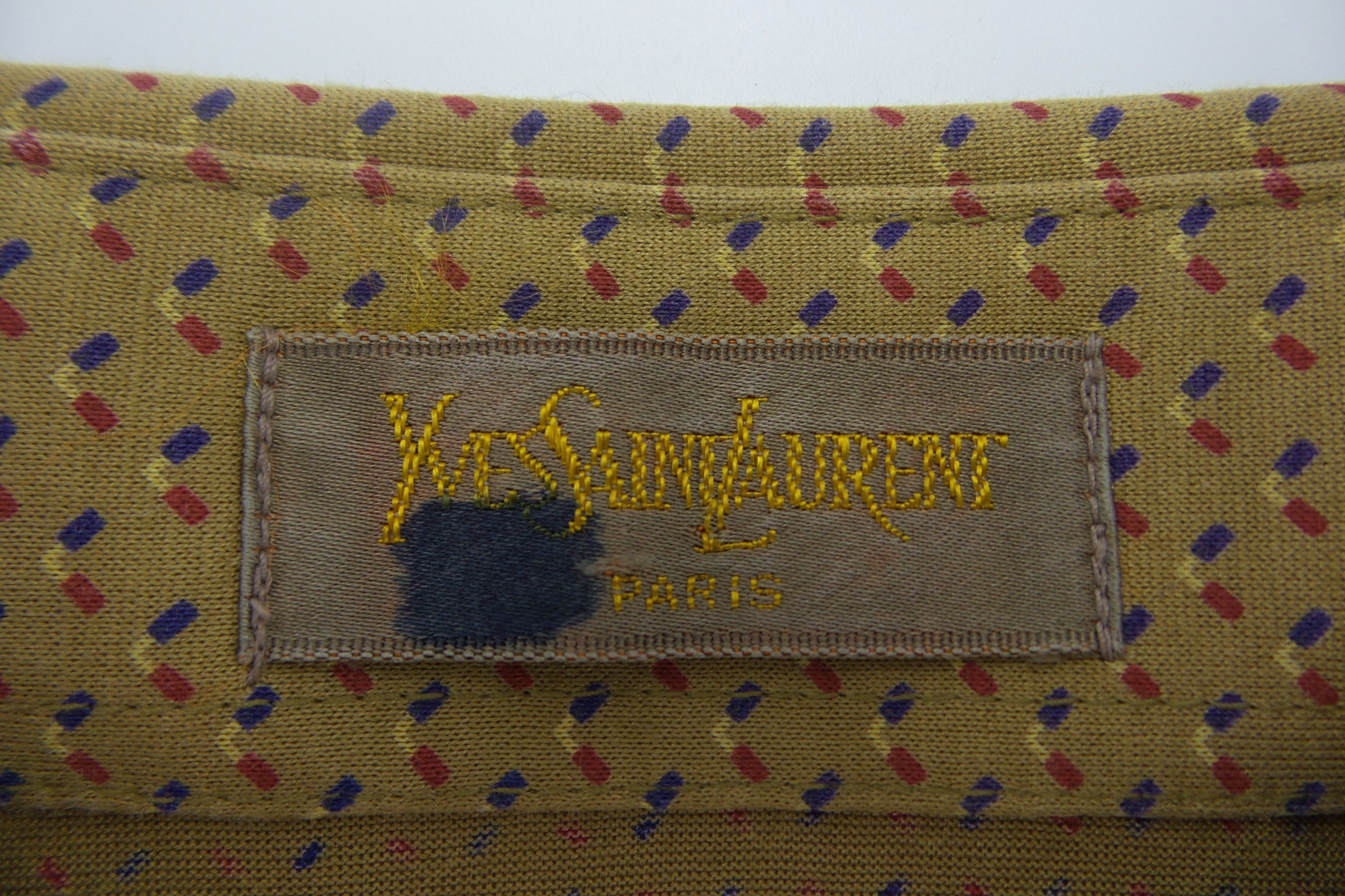 Designer × Yves Saint Laurent Yves Saint Laurent Single Pocket Long Sleeves Polo's Size US M / EU 48-50 / 2 - 3 Thumbnail
