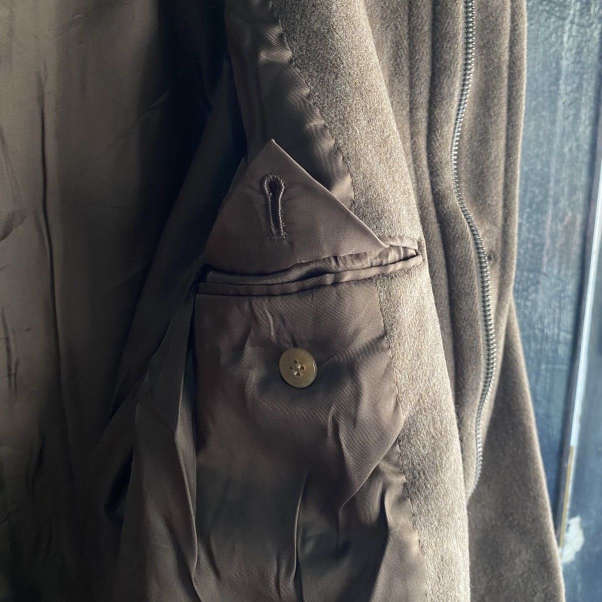 Burberry Burberry Brown Wool Car Coat Lining Vintage Luxury Overcoat Size US S / EU 44-46 / 1 - 13 Thumbnail