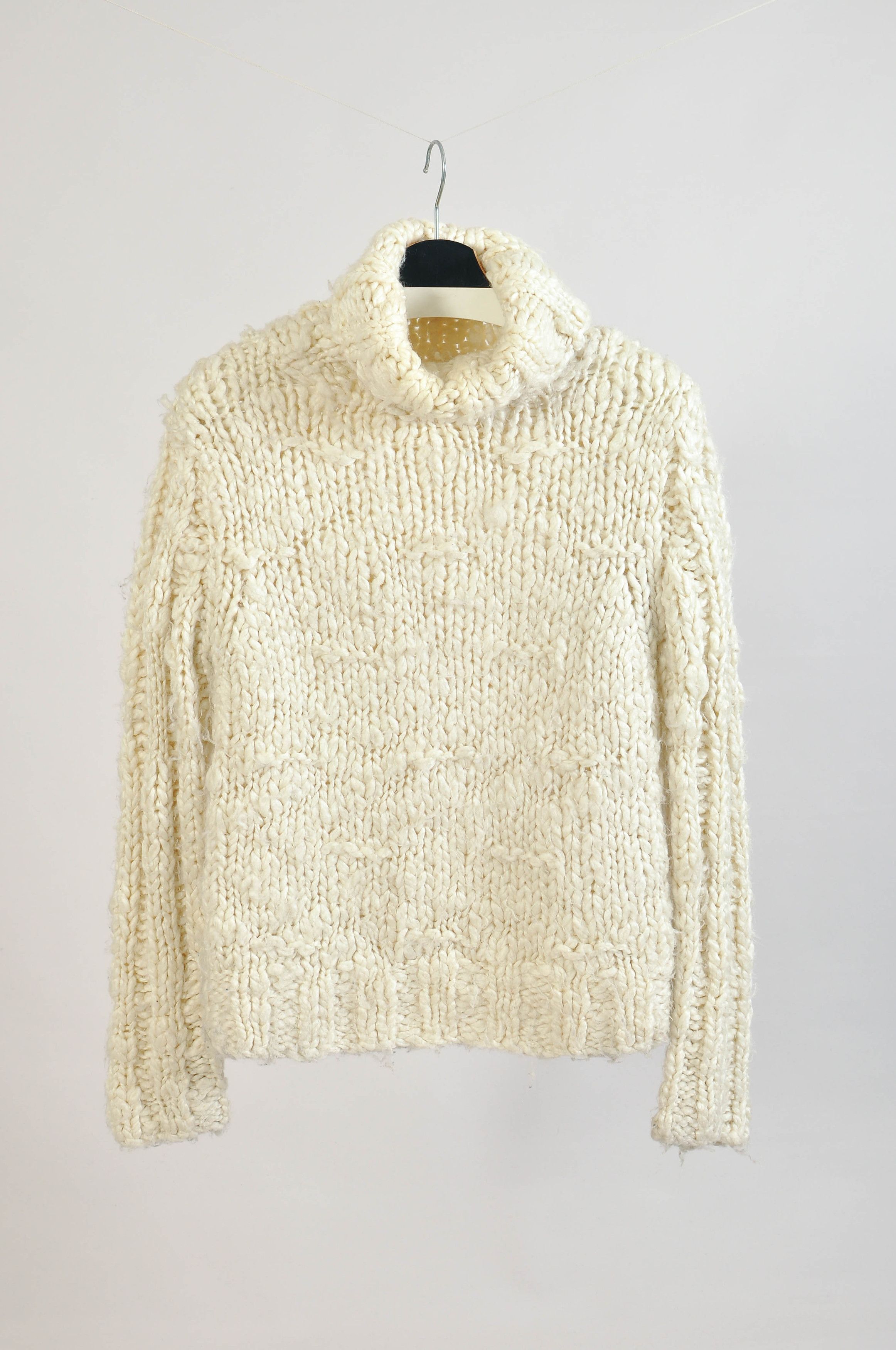 Other Off-White Turtleneck Jumper | Votre Nom Knitwear Size S / US 4 / IT 40 - 1 Thumbnail