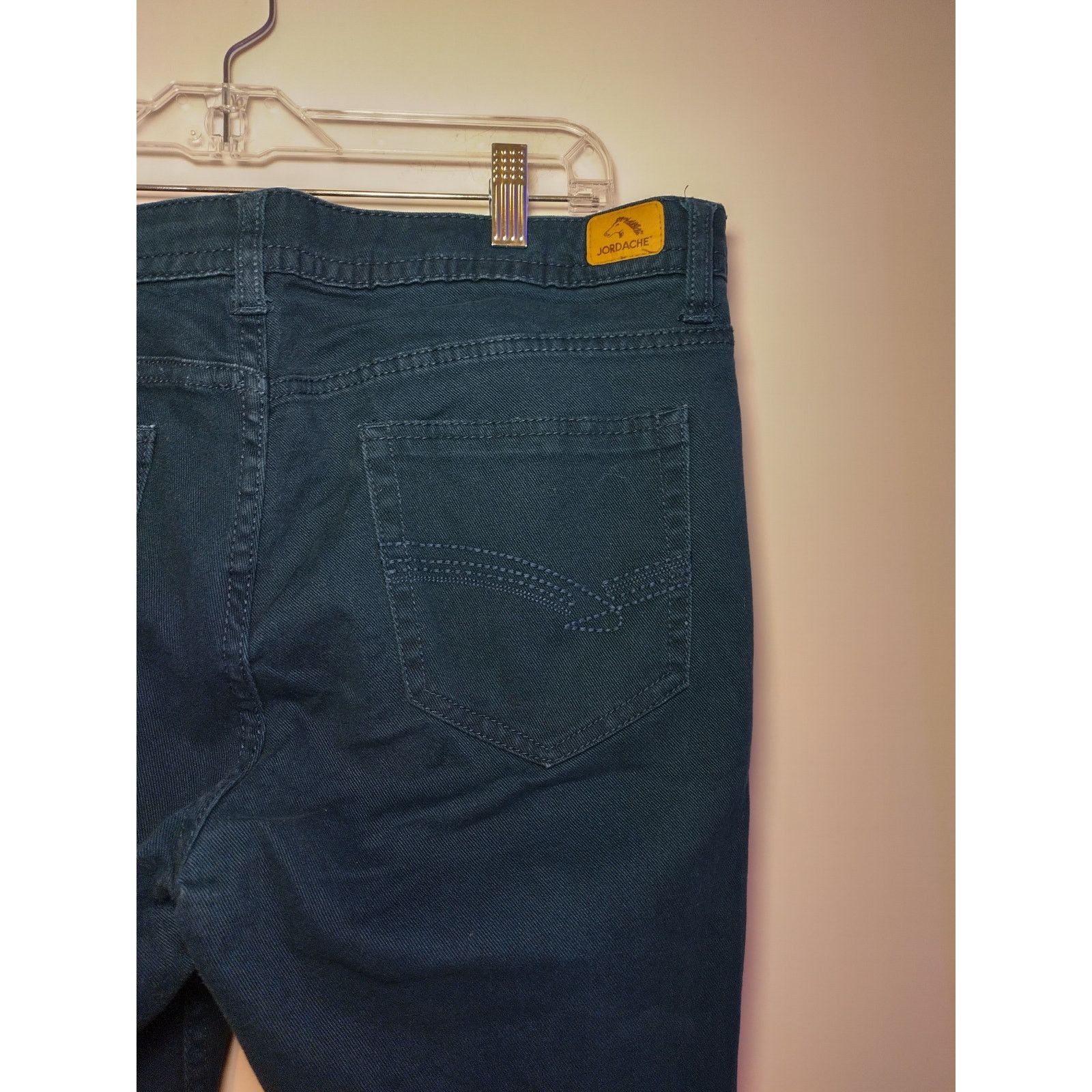 Jordache Jordache Women Skinny Leg Pants Front Zipper Blue Size 14 Size 36" / US 14 / IT 50 - 6 Thumbnail