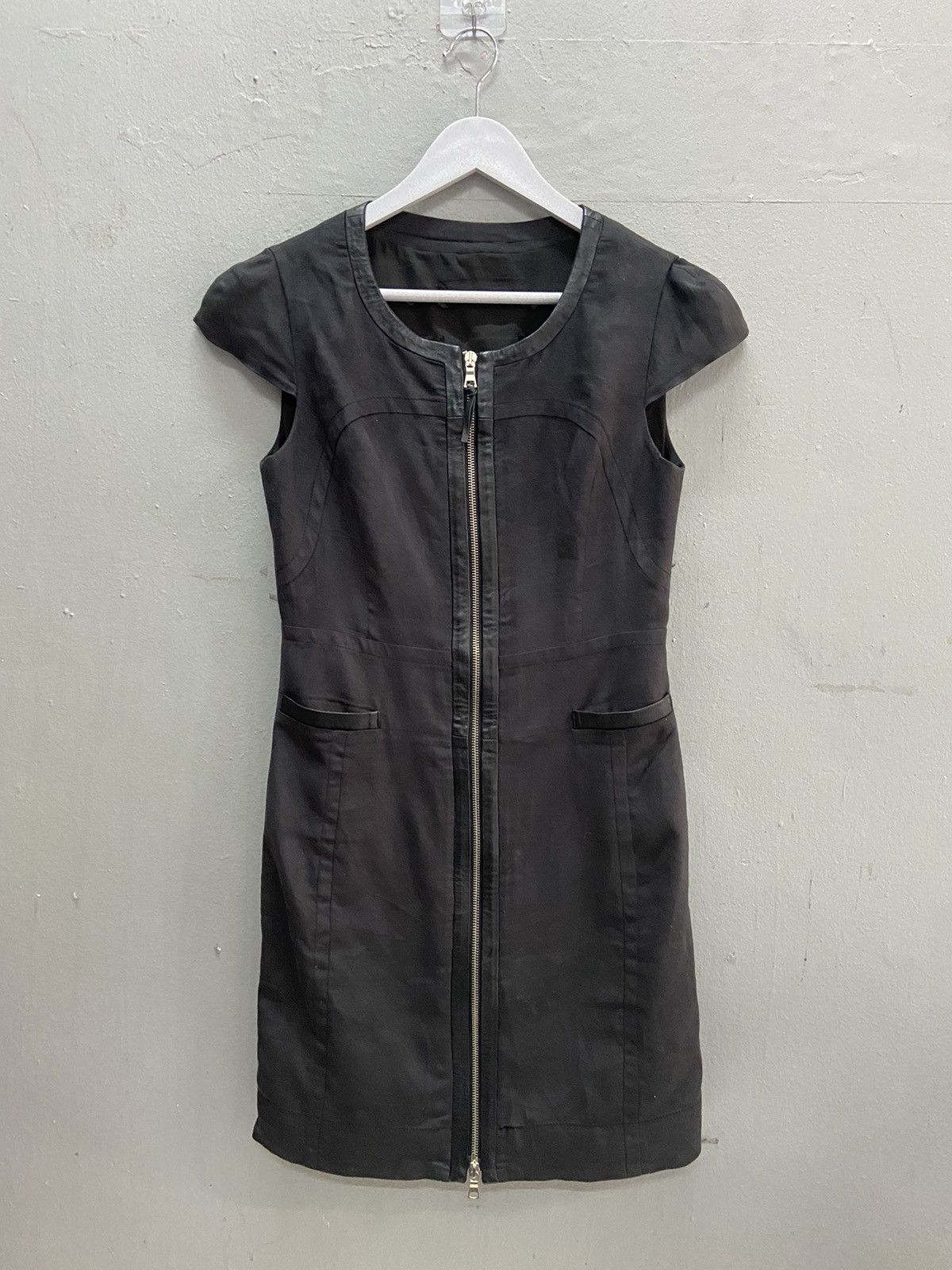 Sportmax SPORTMAX CODE BLACK MIDI DRESS Size S / US 4 / IT 40 - 1 Thumbnail