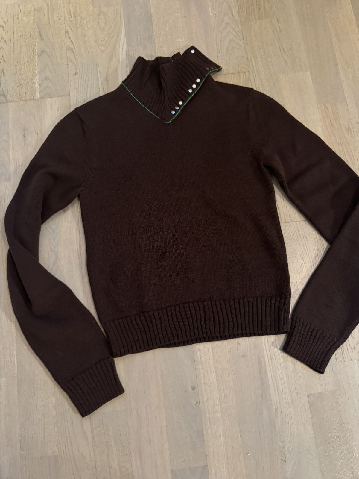Bottega Veneta BOTTEGA VENETA jumper STUDY REAL TAPE MEASUREMENTS IN PHOTOS Size US XS / EU 42 / 0 - 1 Thumbnail