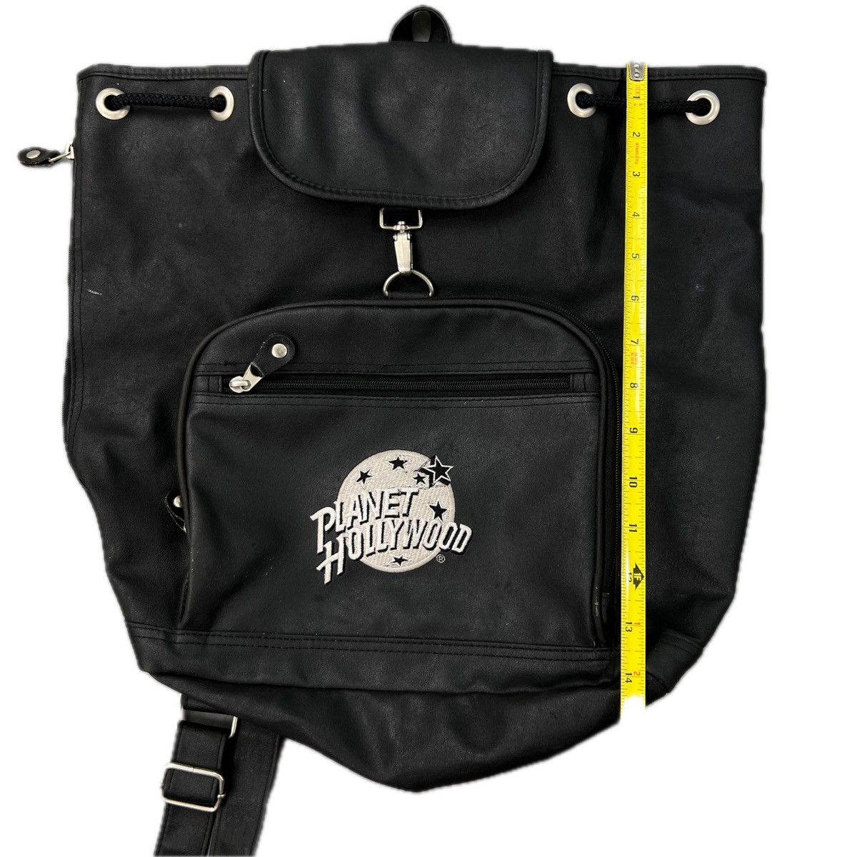 Designer PLANET HOLLYWOOD Embroidered Leather Backpack Size ONE SIZE - 8 Thumbnail