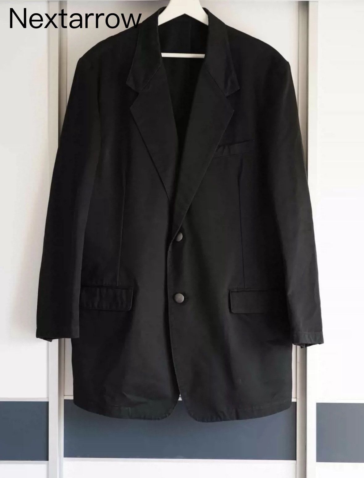 Yohji Yamamoto 03ss Black Rose Embroidered Flower Suit
