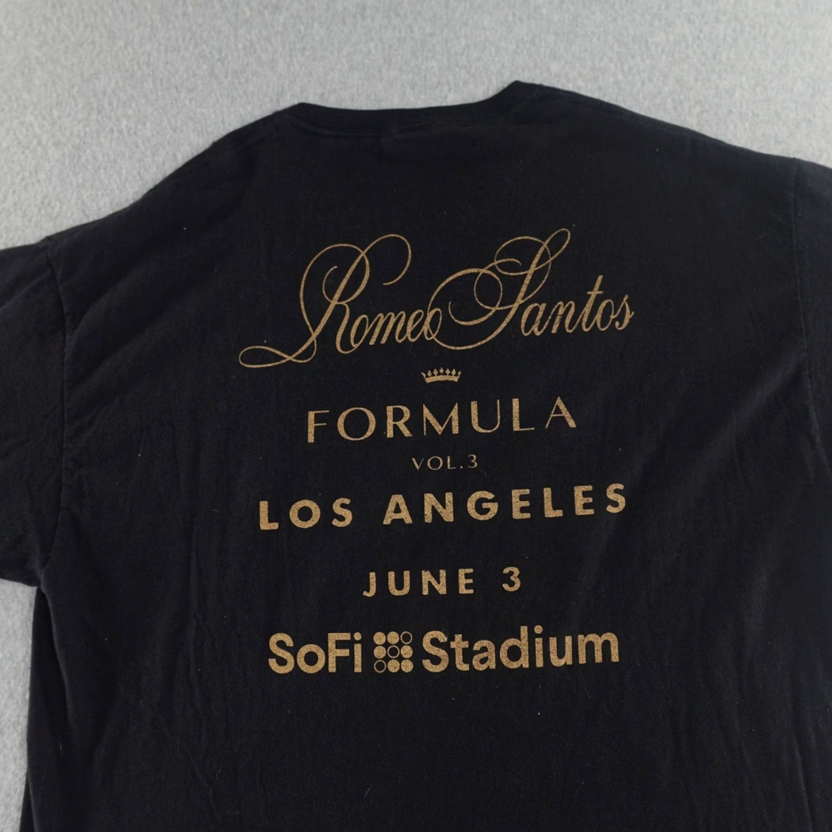 Fruit Of The Loom Romeo Santos T-shirt Mens XL Black Disney? Size US XL / EU 56 / 4 - 5 Thumbnail