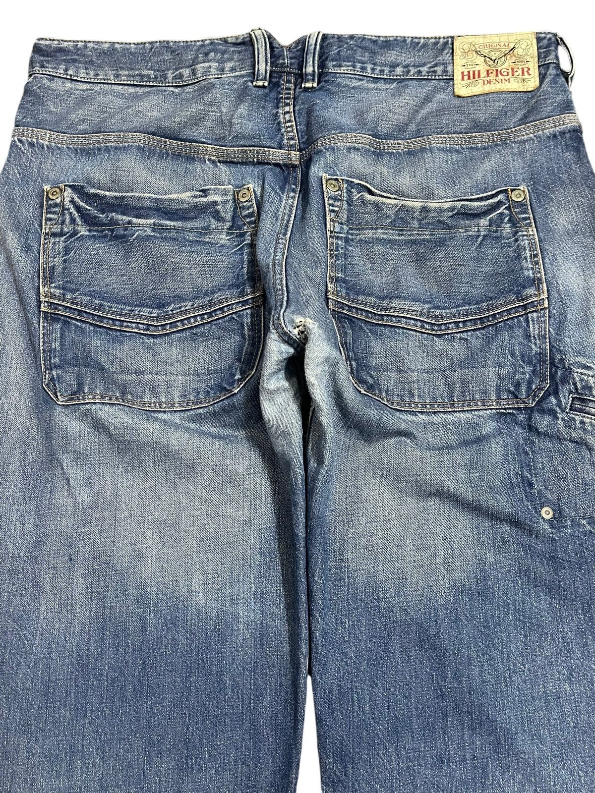 JNCO Vintage Japanese Brand Blue Wash Hip Hop Style Baggy Jeans Size US 36 / EU 52 - 5 Thumbnail