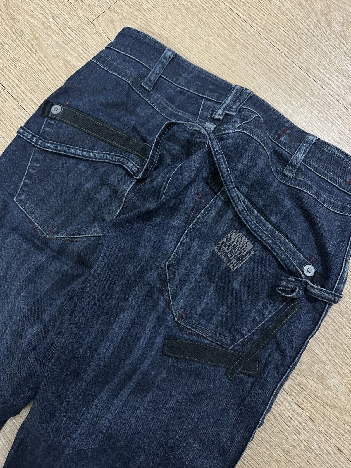 Beauty Beast × Marithe + Francois Girbaud Rare Vintage Marithe Francois Girbaud Tactical Jeans Size 30" / US 8 / IT 44 - 16 Thumbnail