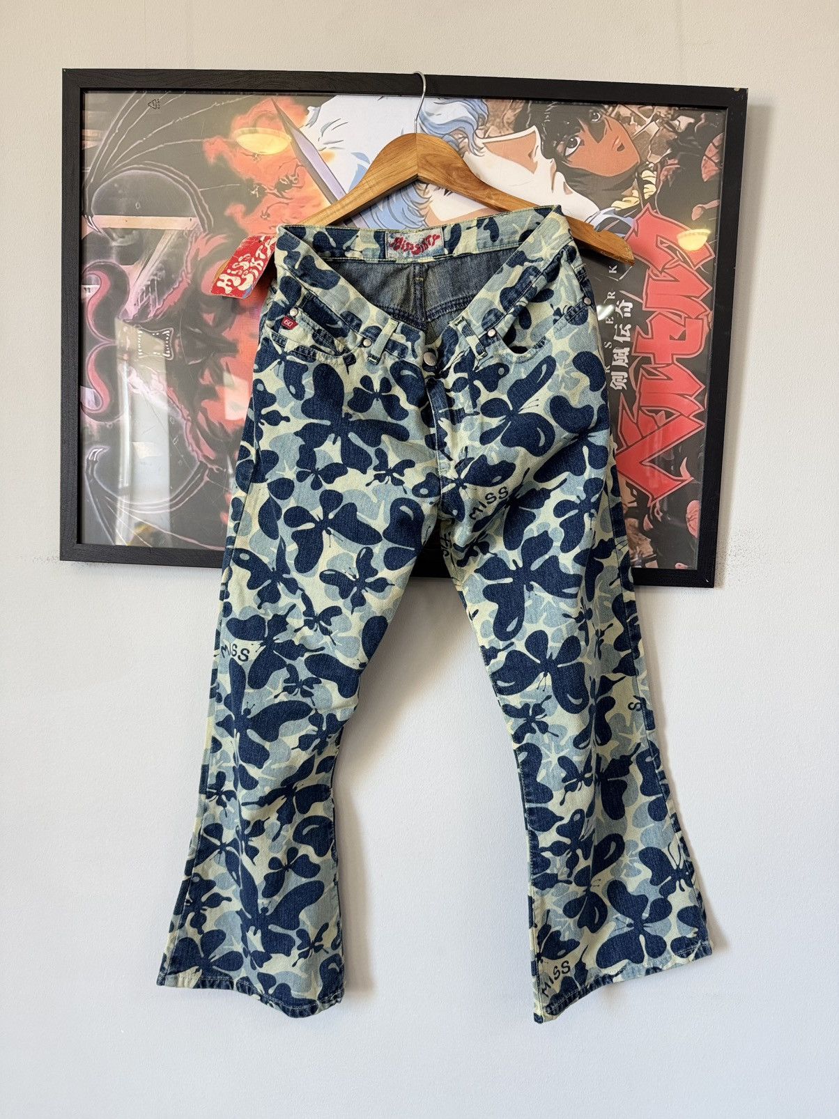 Miss Sixty Vintage Y2K Miss Sixty Flared Low Rise Distressed Jeans Size 29" - 1 Thumbnail