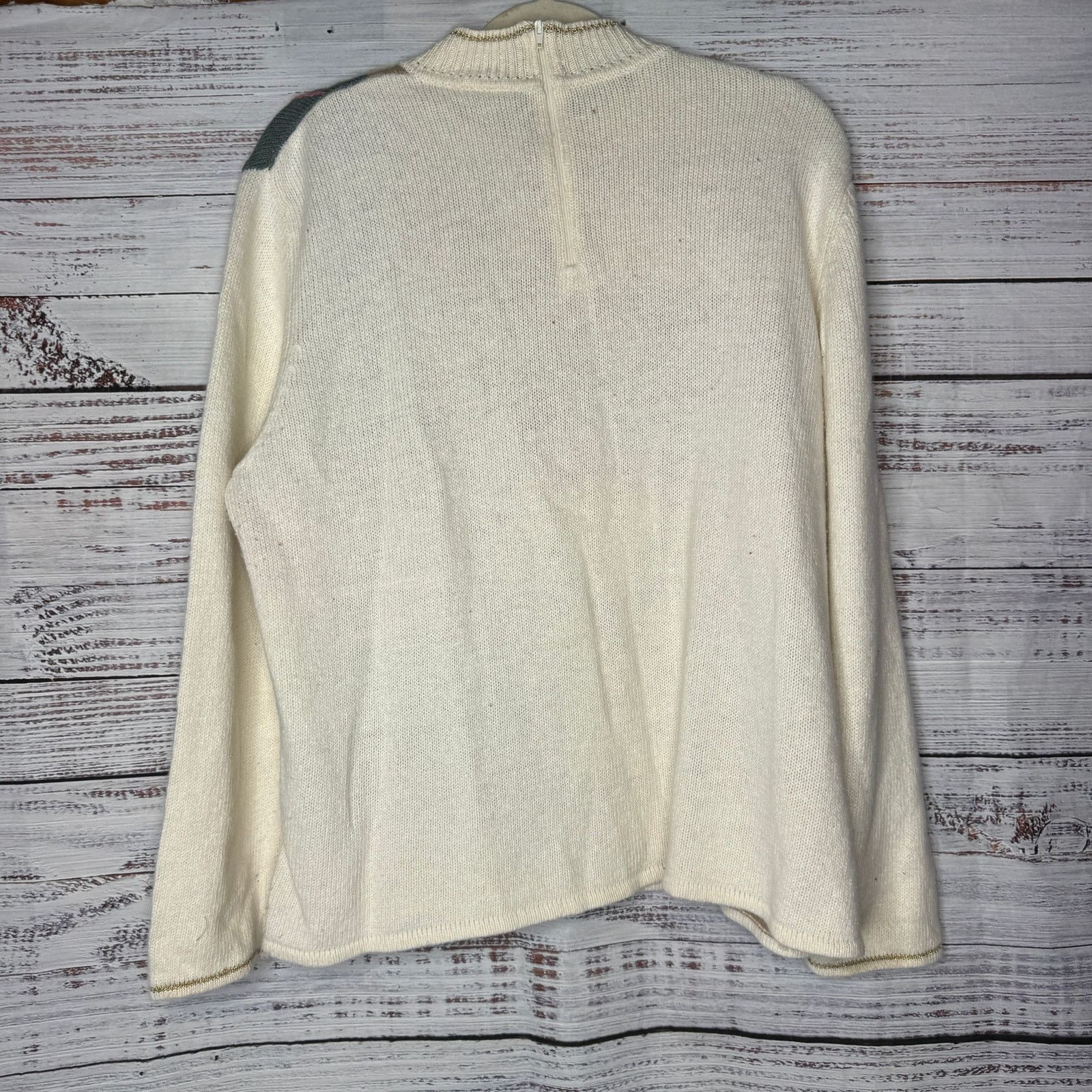 Vintage Vintage Koret Grandma Sweater Bird Embroidered Angora XL Size XL / US 12-14 / IT 48-50 - 3 Thumbnail