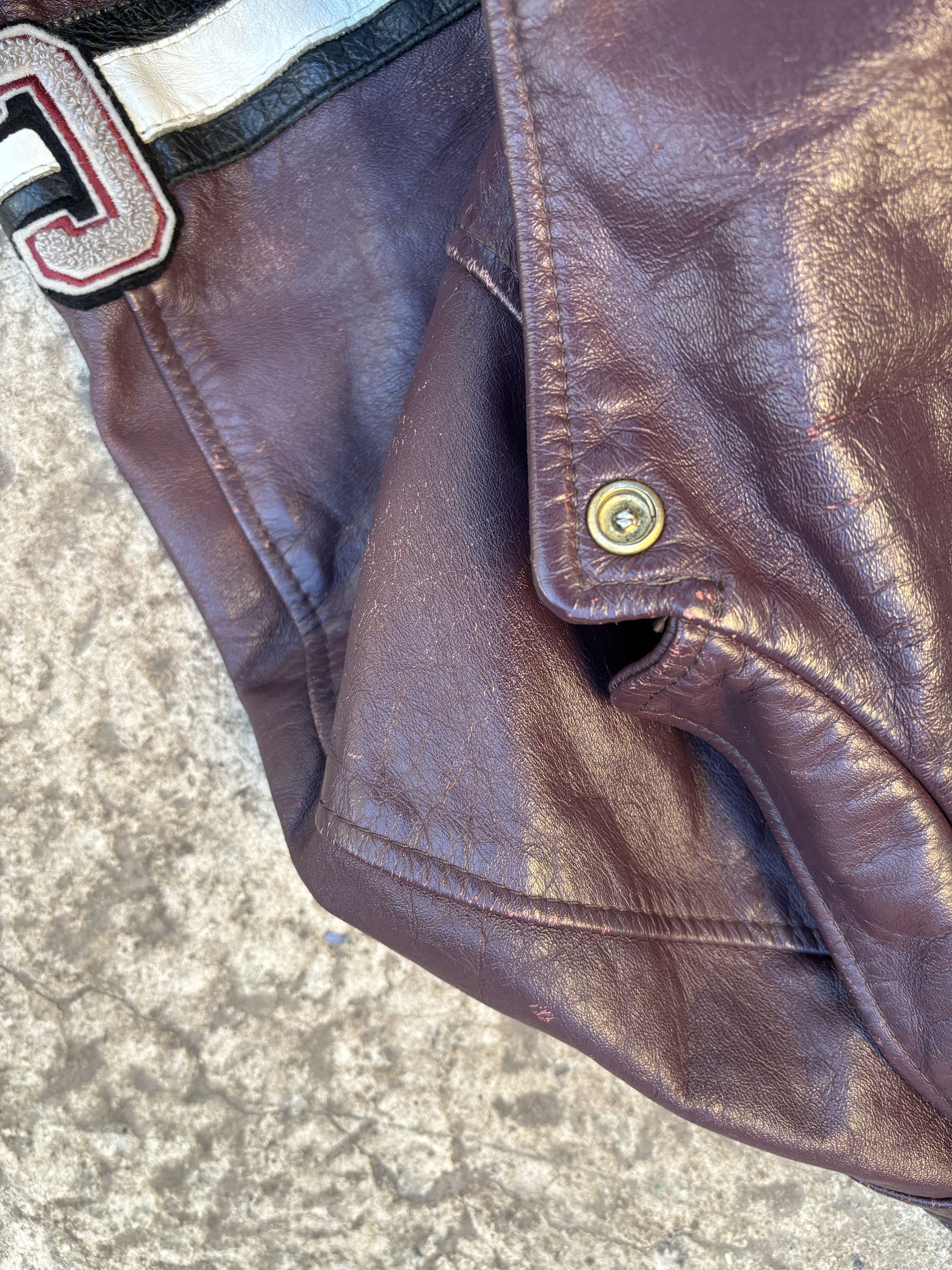 Other Vintage 70s Avon Sportswear Trinity Hockey Leather Jacket Size US L / EU 52-54 / 3 - 23 Thumbnail