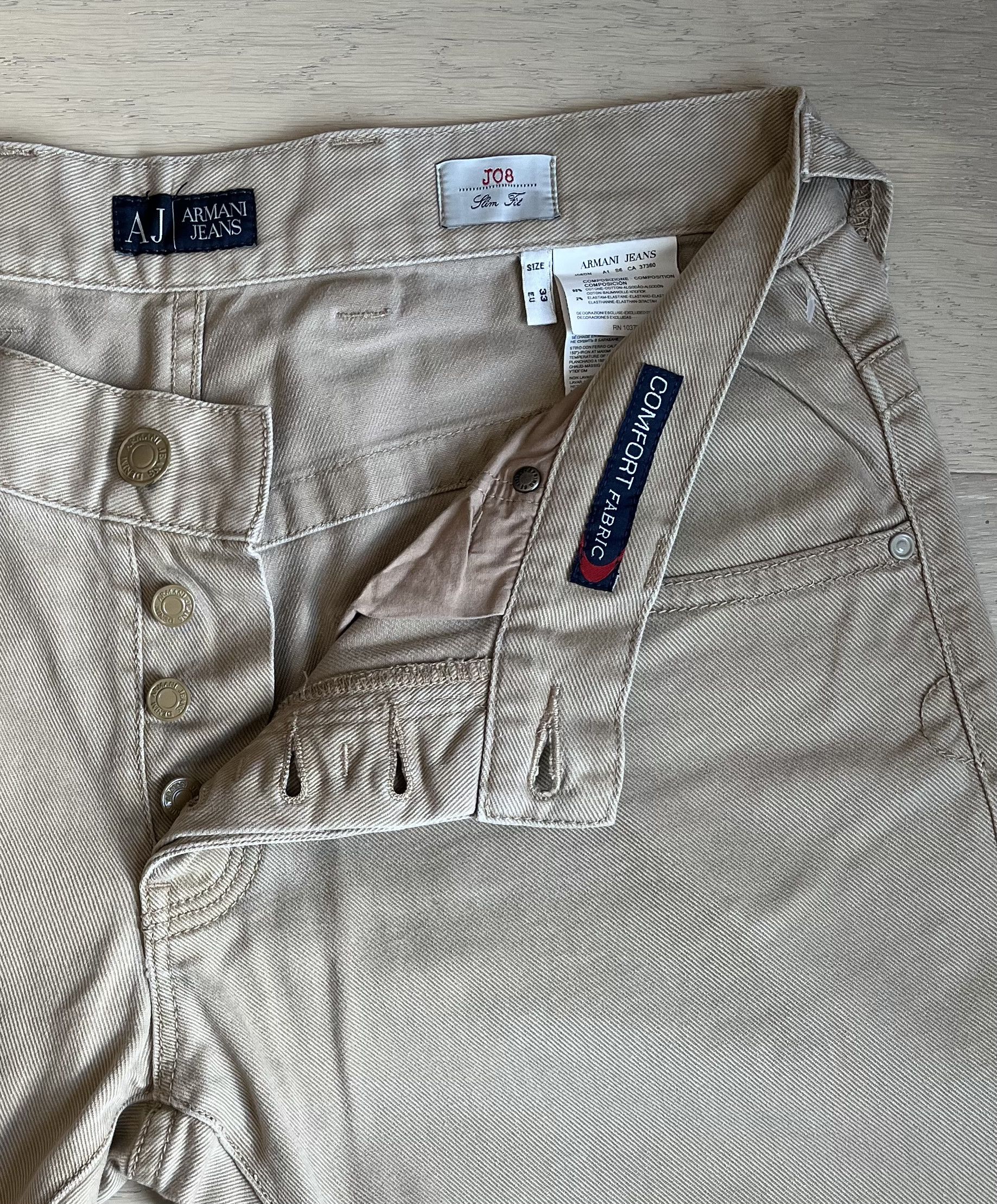 Armani Armani J08 Slim-Fit Jeans 32x34 Size US 32 / EU 48 - 4 Thumbnail
