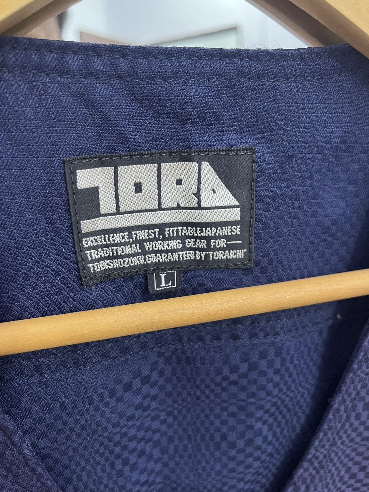 Japanese Brand Toraichi Japan Checkered Work Vest Utility Navy Size US M / EU 48-50 / 2 - 4 Thumbnail