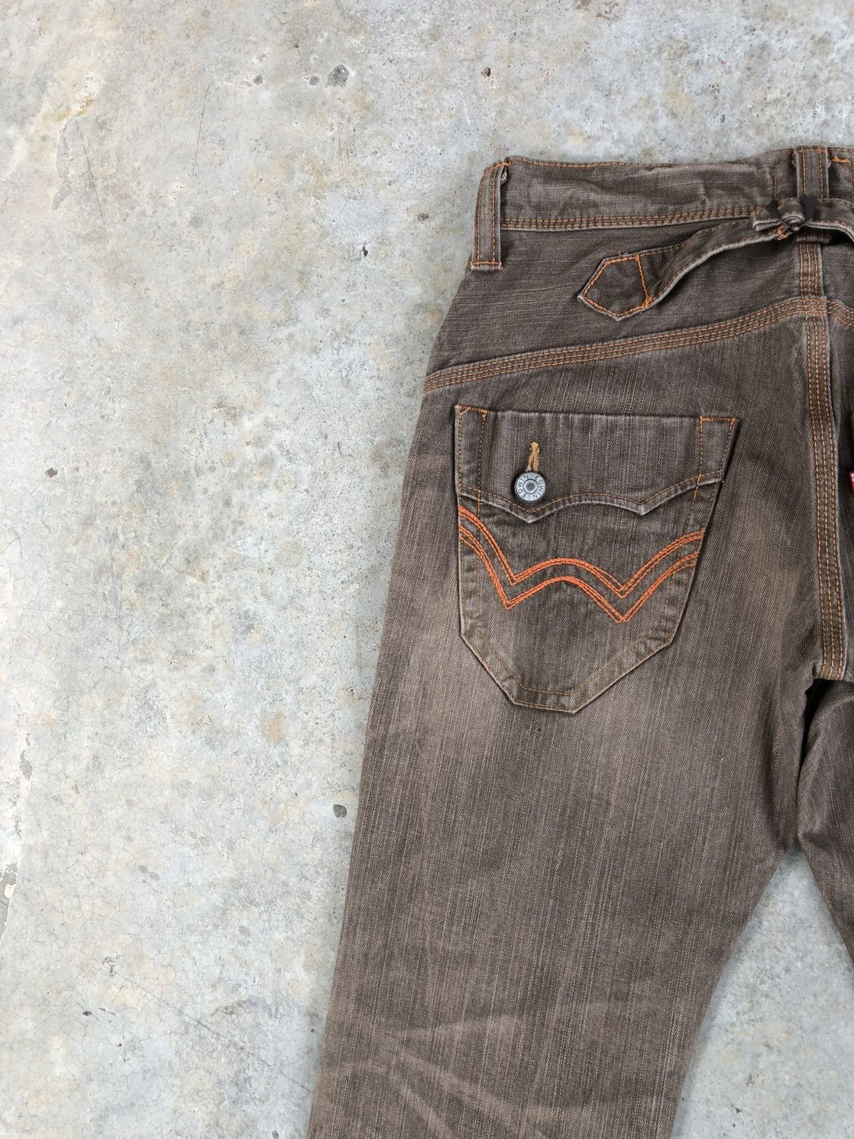 If Six Was Nine Japanese Edwin Exclusive Flared Jeans Distressed Bootcut Size US 31 - 9 Thumbnail