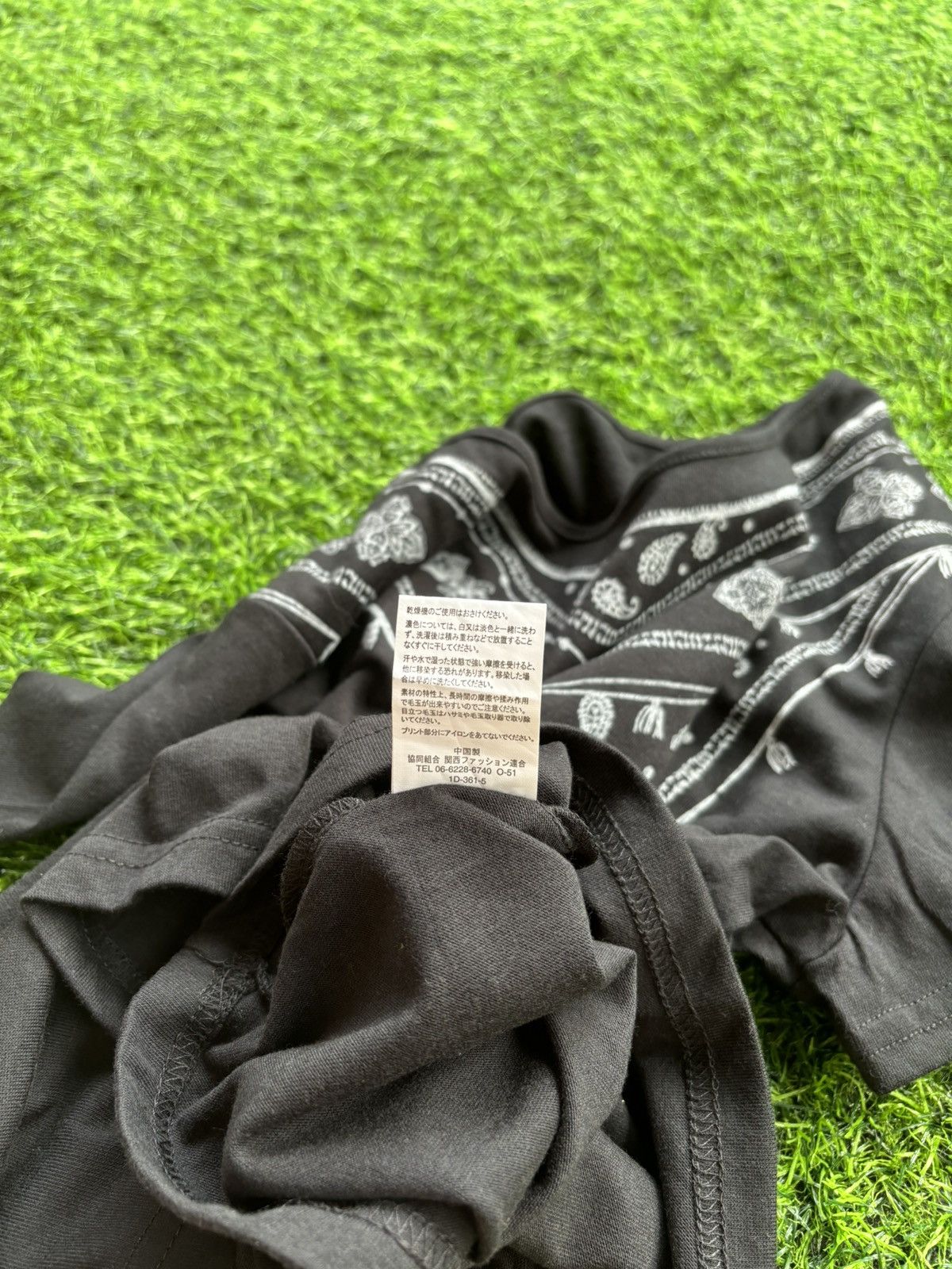 Hysteric Glamour Y2k Shawl Style Black Tshirt Size US M / EU 48-50 / 2 - 5 Thumbnail
