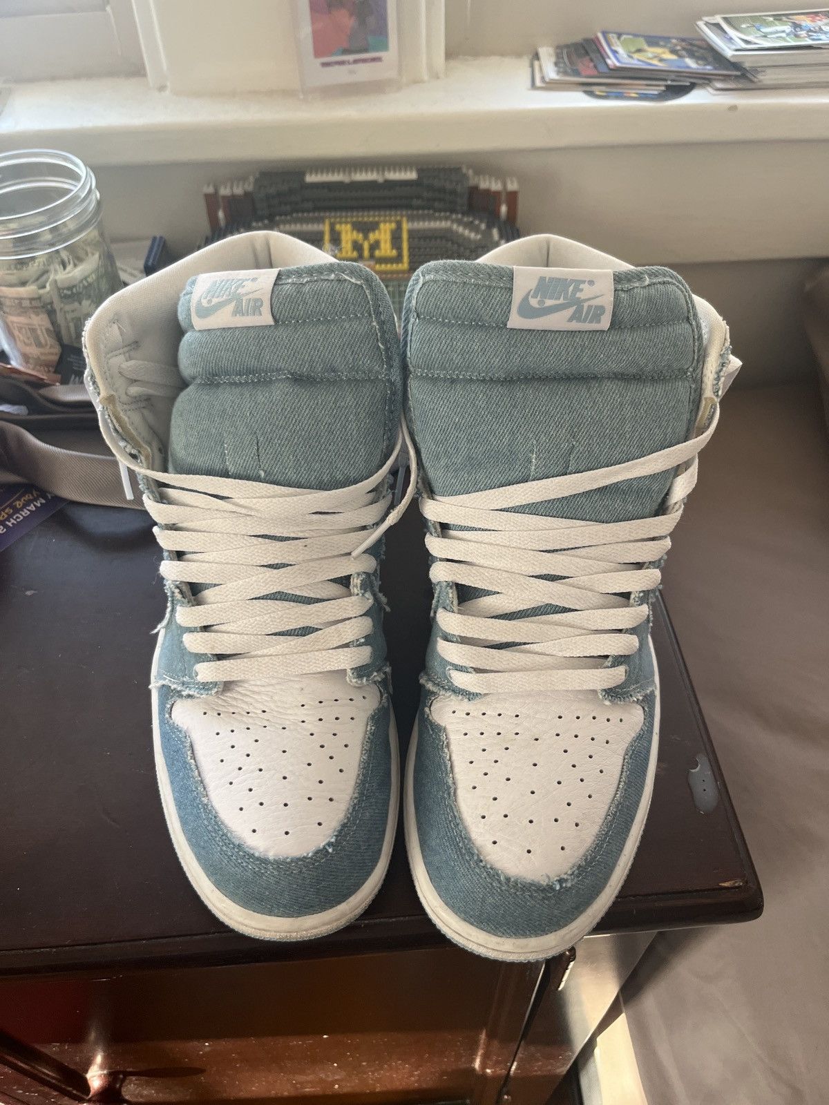 Jordan Brand × Nike Air Jordan one denim Size US 9.5 / EU 42-43 - 5 Thumbnail