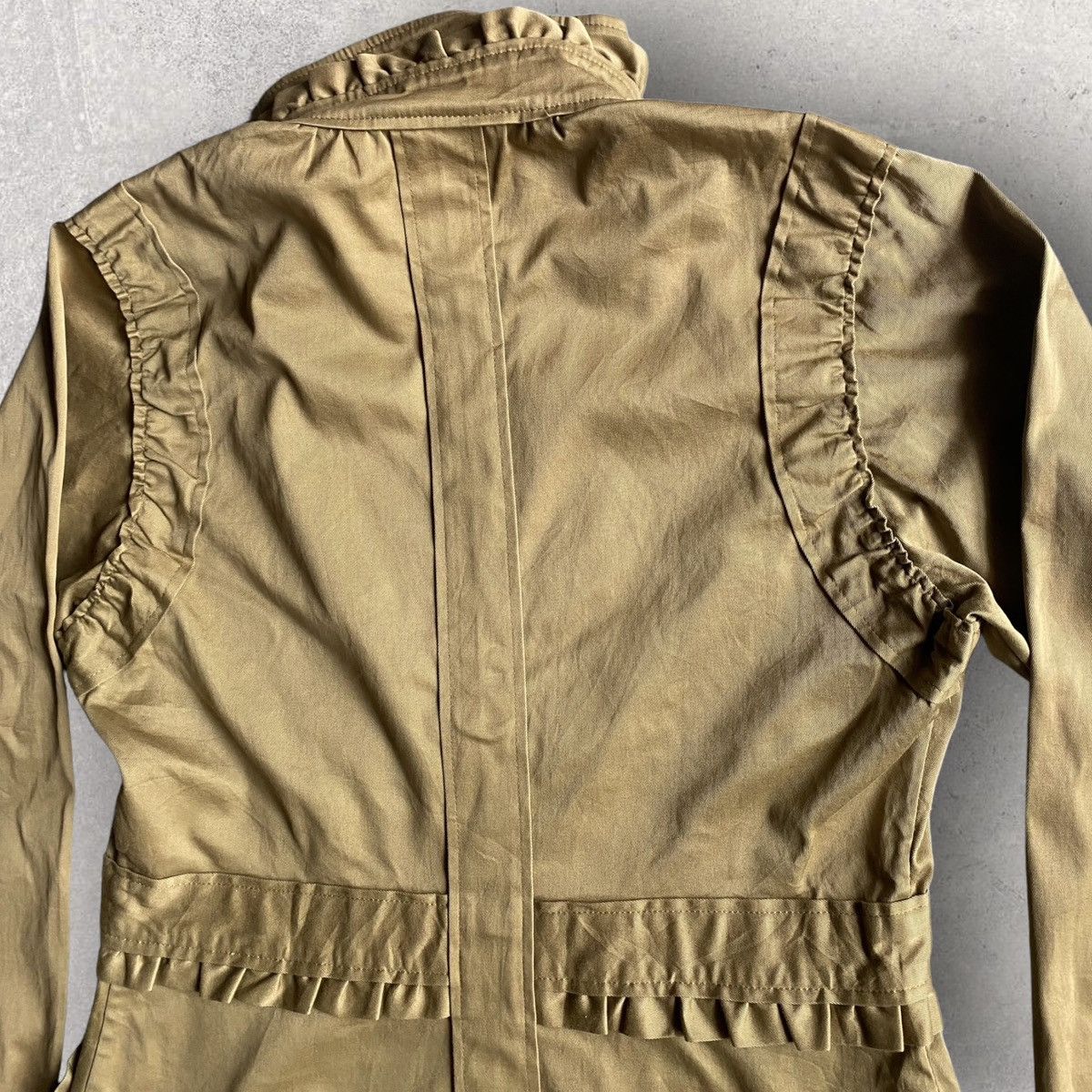Tom Ford 2004 Ruffle Stretch Cotton Jacket Size S / US 4 / IT 40 - 7 Thumbnail