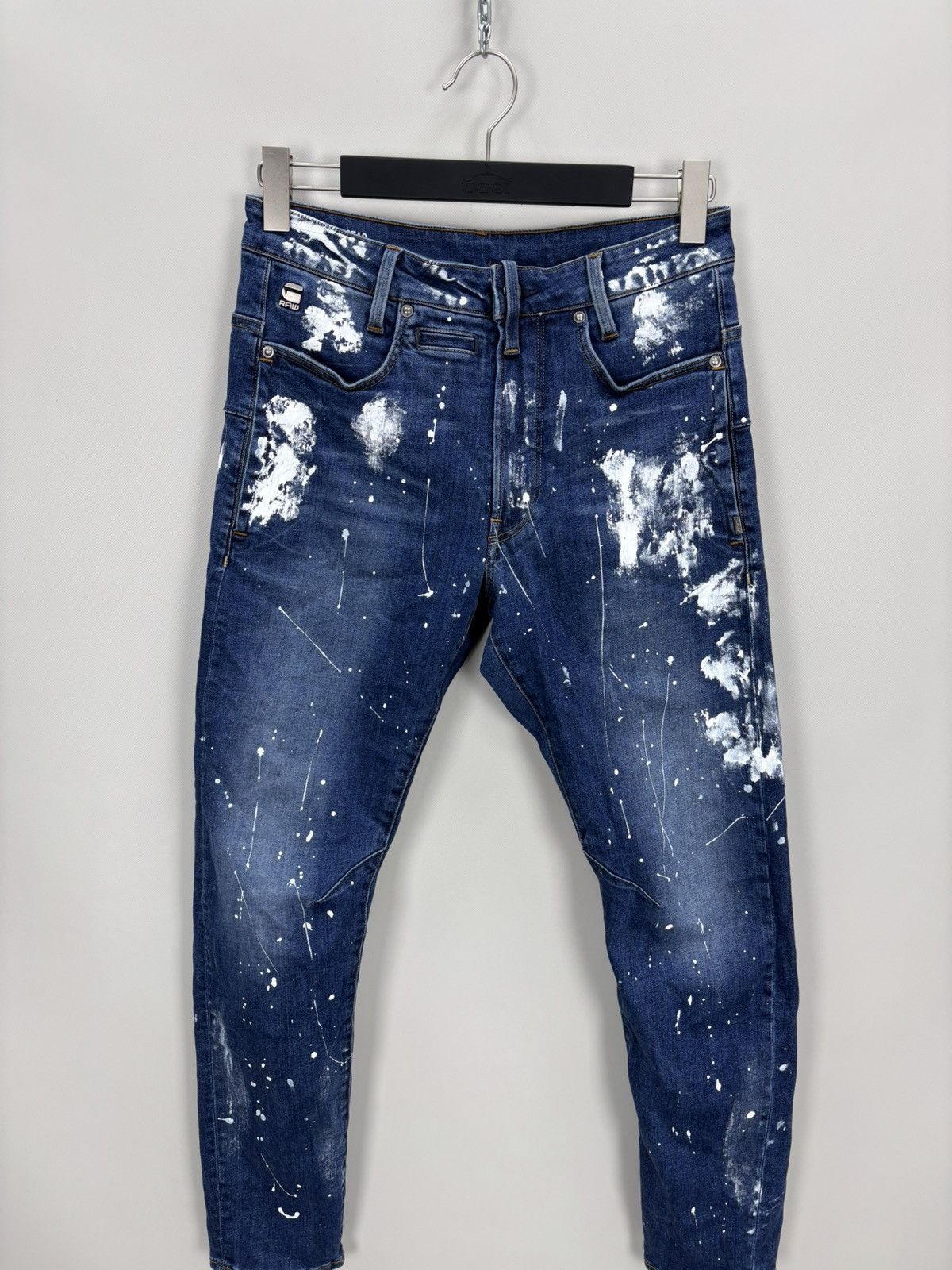 G-Star Mens jeans G Star Raw D Staq Size 28 Color Blue Size US 28 / EU 44 - 2 Thumbnail