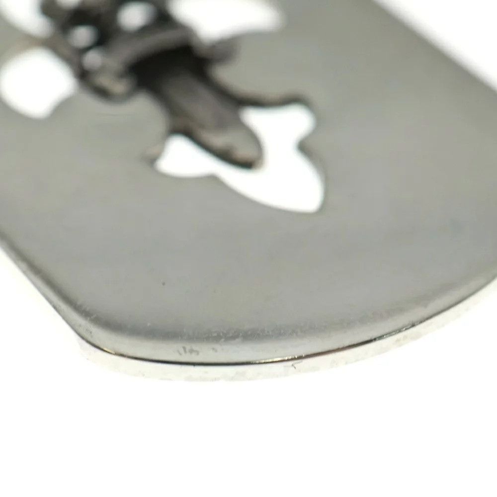 Chrome Hearts CHROME HEARTS CUT OUT FLEUR DAGGER LARGE DOG TAG silver Size ONE SIZE - 9 Thumbnail
