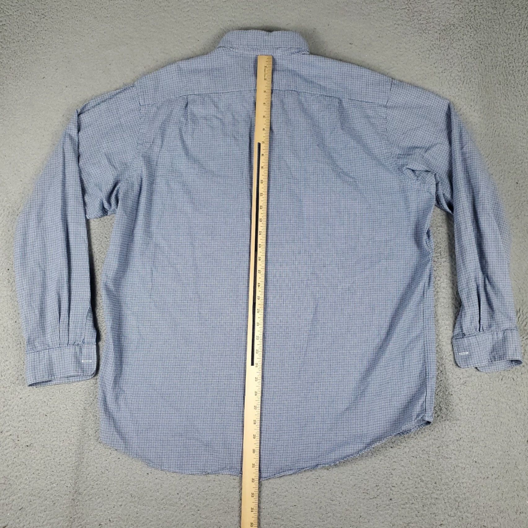 Ralph Lauren Ralph Lauren Shirt Mens XL Blue Pony Casual Button Up Long Sleeve - Orange Cotton Plaid Size US XL / EU 56 / 4 - 4 Thumbnail