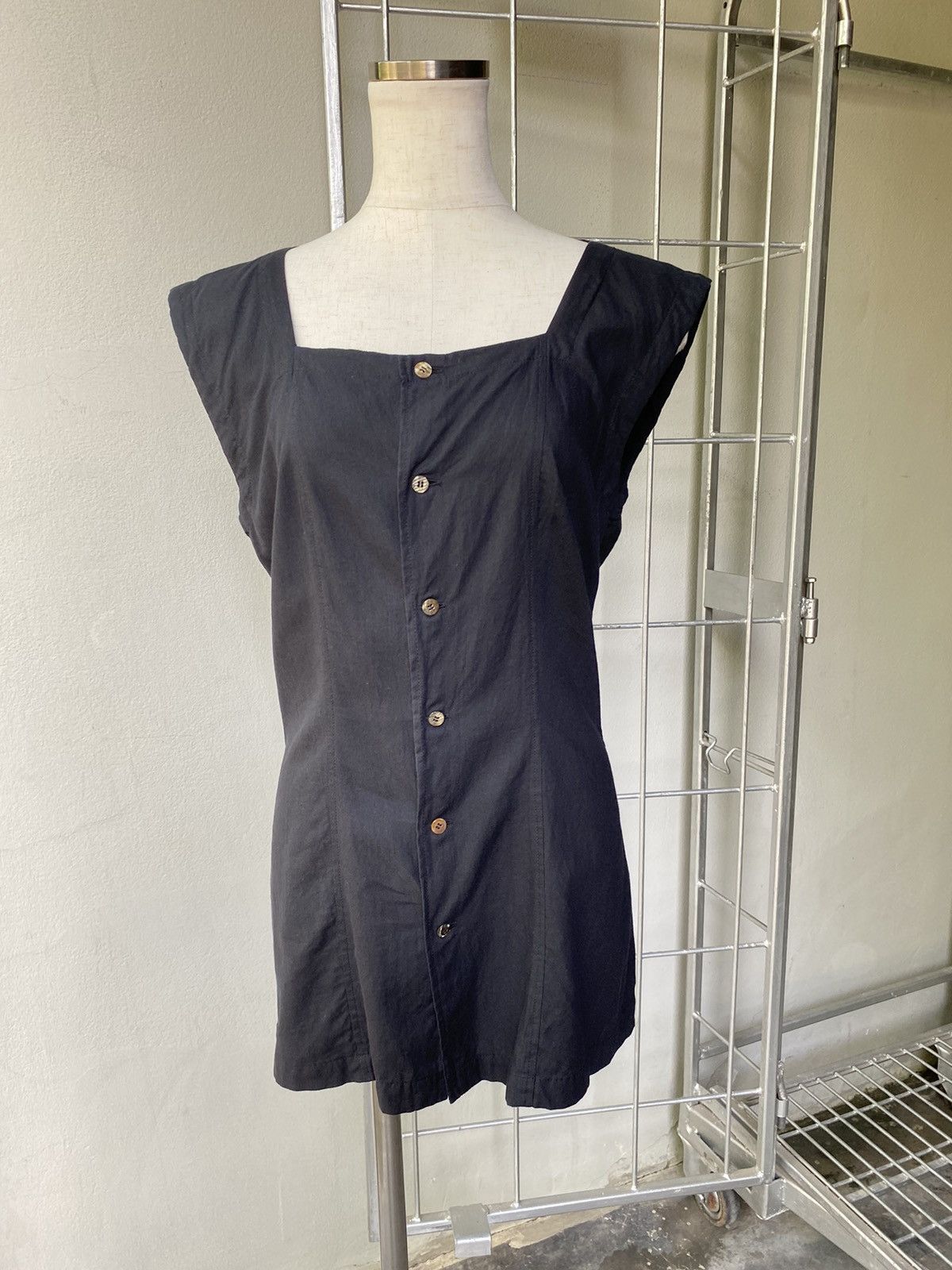 Comme des Garcons Comme des Garcons vintage black blouse Size ONE SIZE - 14 Thumbnail