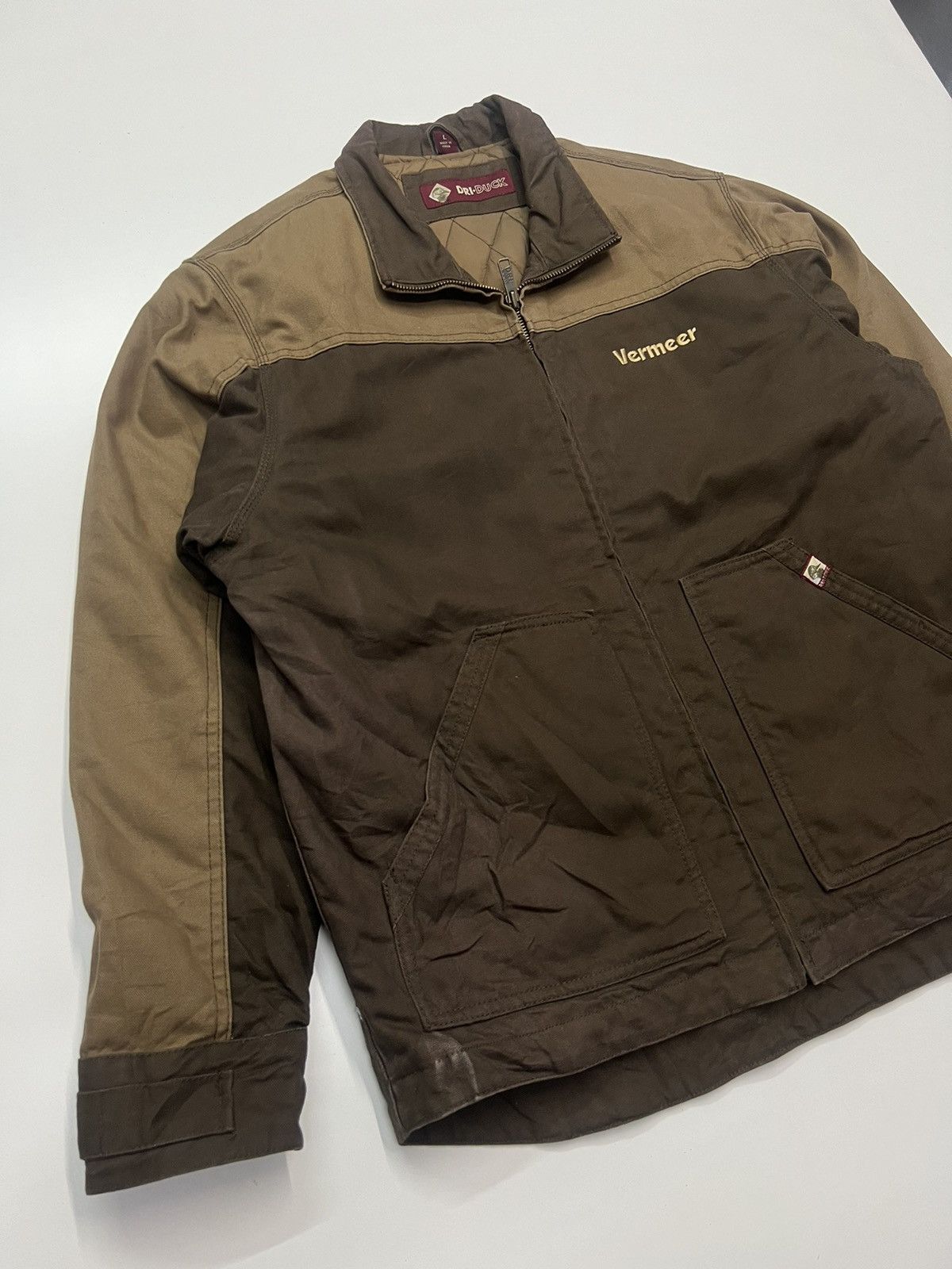 Japanese Brand DRI DUCK VERMEER WORK JACKET Size US L / EU 52-54 / 3 - 2 Thumbnail