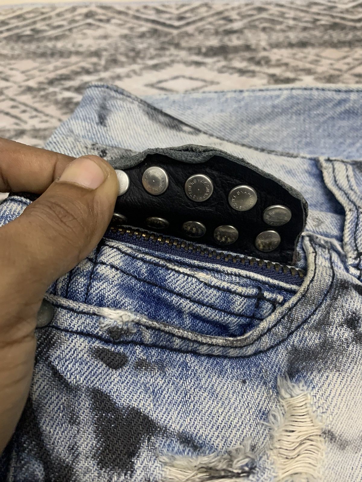 Other 🔥STUDDED FLARE🔥GLAD NEWS STUDDED FLARE DISTRESSED PANT Size US 28 / EU 44 - 6 Thumbnail