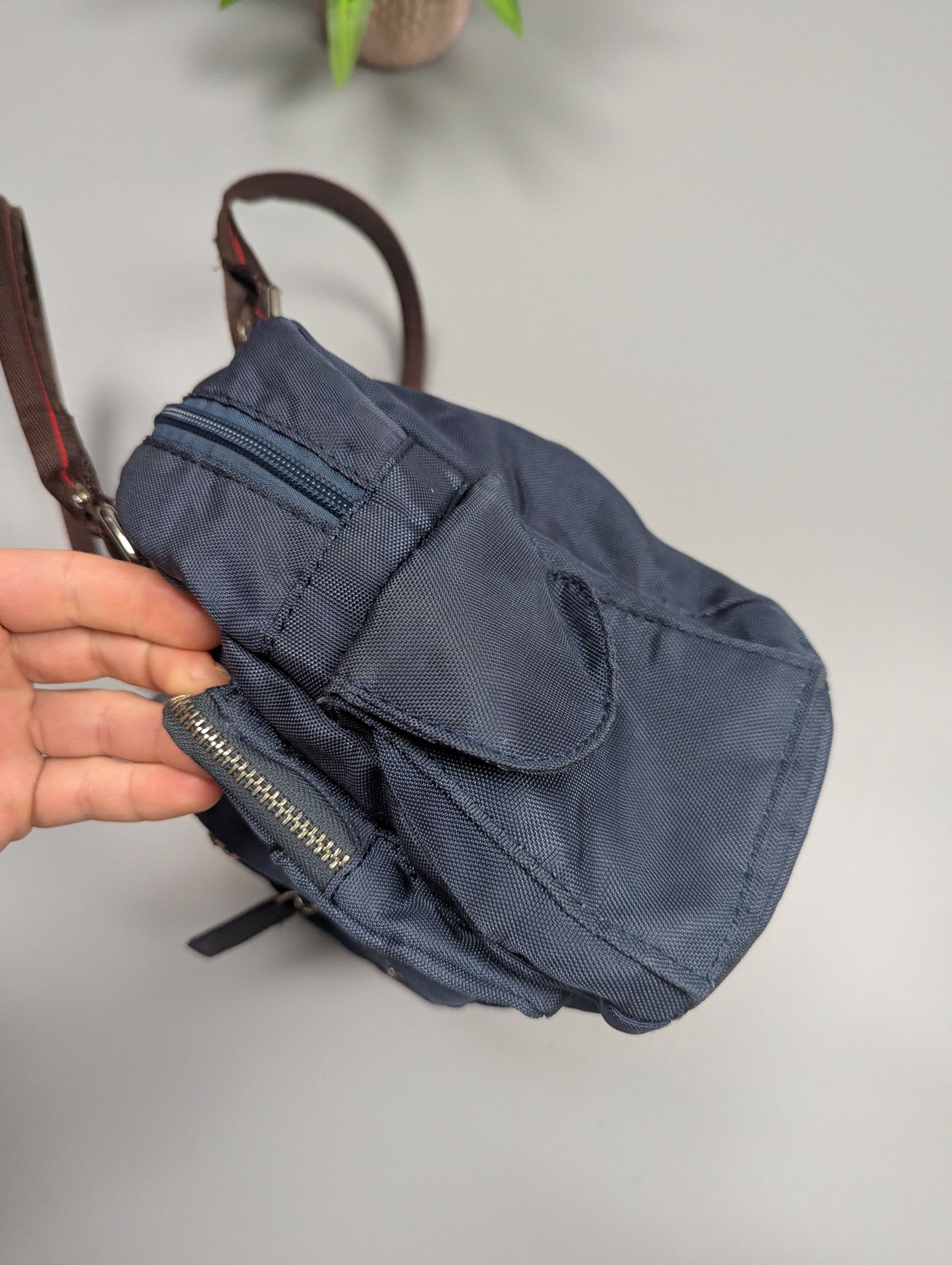 Vintage Vintage Y2K Blue Canvas Multi-Pocket Utility Bag Size ONE SIZE - 10 Thumbnail