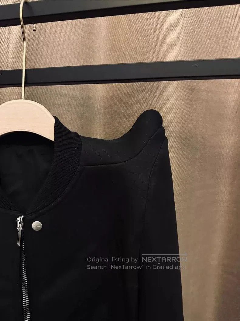Rick Owens rick owens unique shoulder bomber jacket. Size US L / EU 52-54 / 3 - 3 Thumbnail