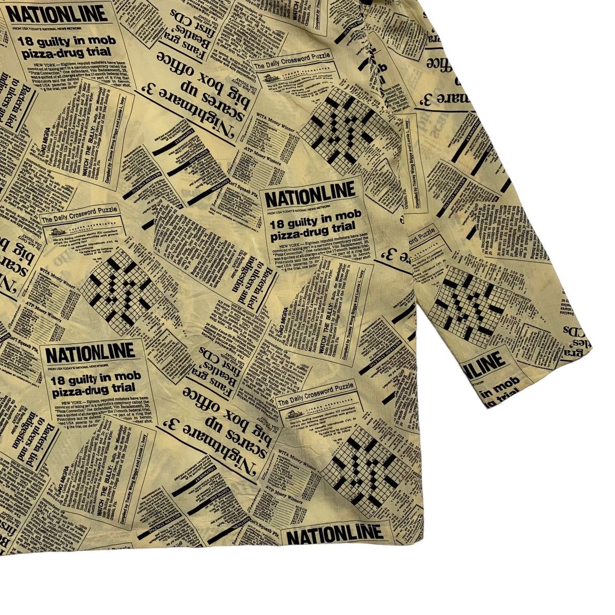 Japanese Brand Arenizo Newspaper Jacket Size XL / US 12-14 / IT 48-50 - 10 Thumbnail