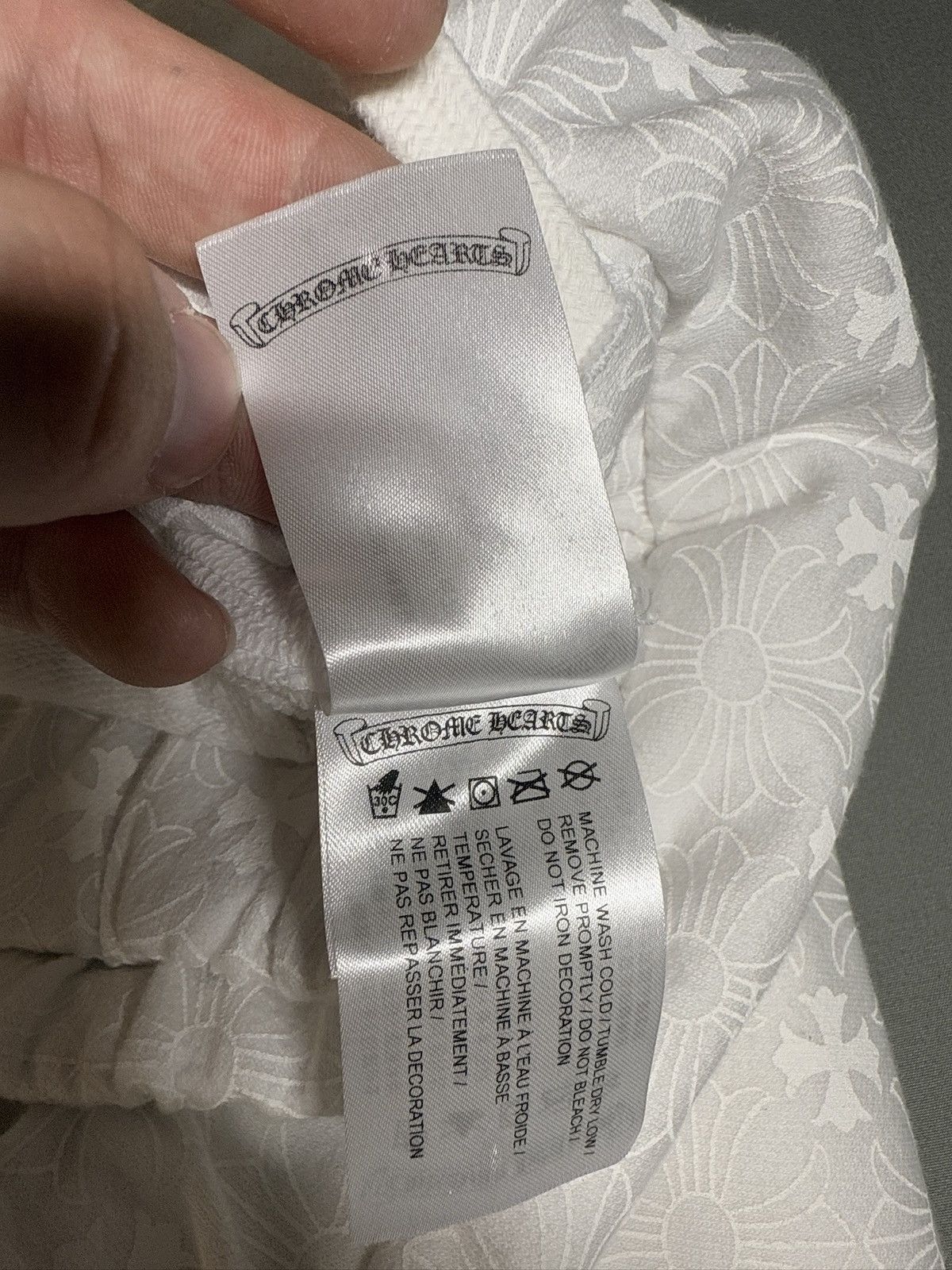 Chrome Hearts Chrome hearts white monogram sweats LARGE Size US 36 / EU 52 - 12 Thumbnail