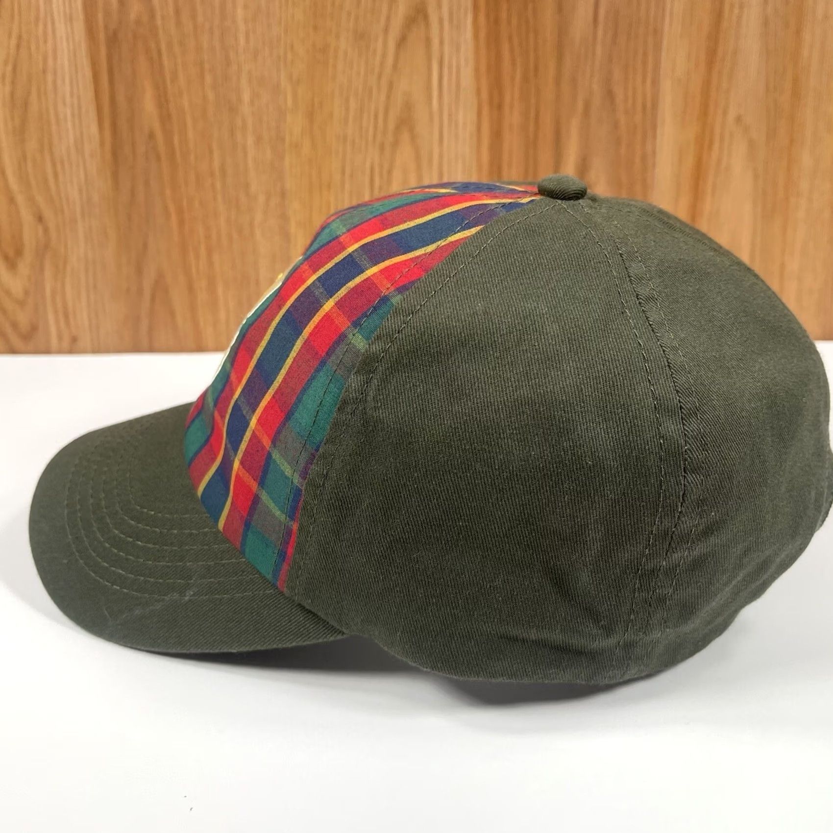 Olive Unbranded Baseball Hat Cap Adult Adjustable Olive Green Size ONE SIZE - 4 Thumbnail