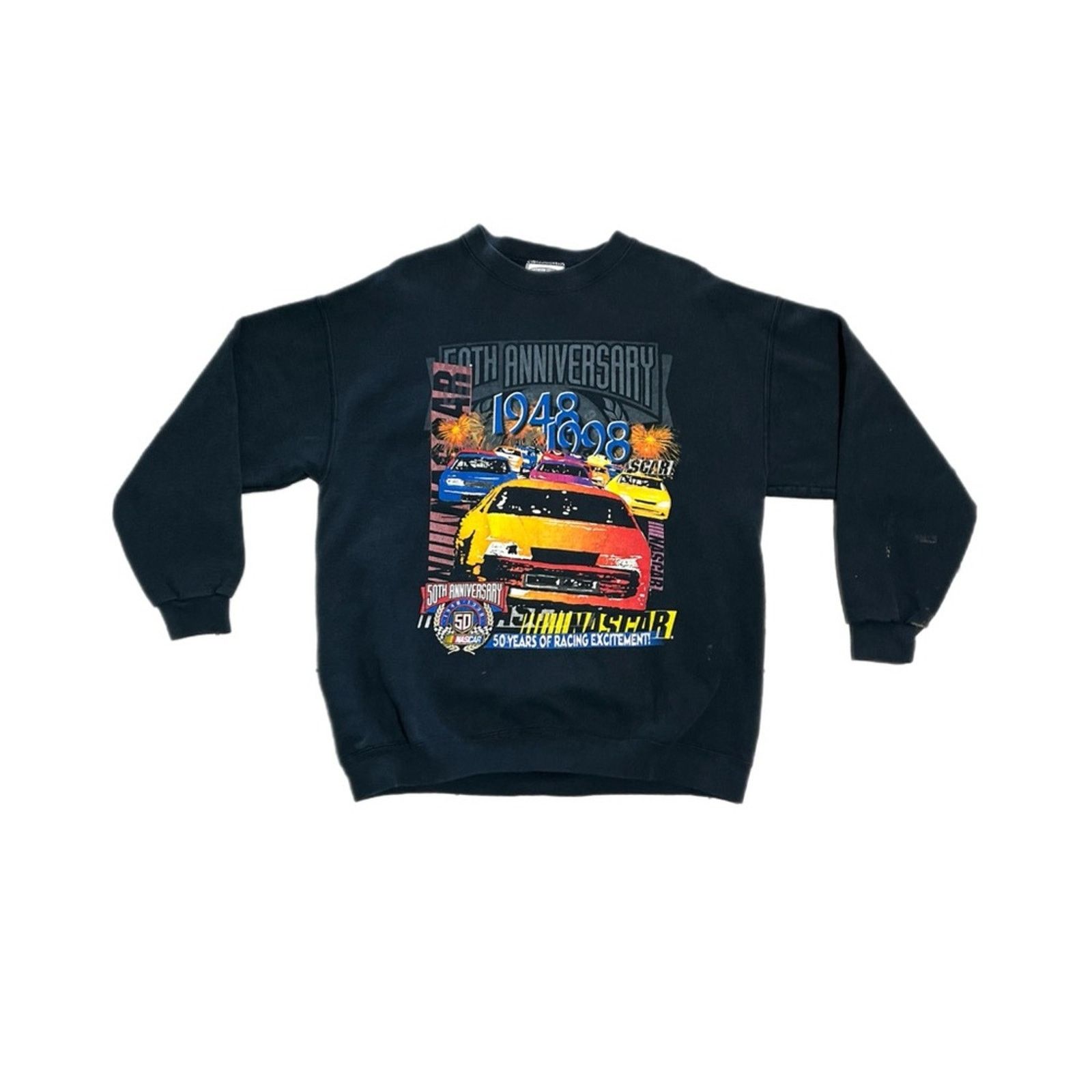 Lee Vintage NASCAR 50th Anniversary 1948–1998 Sweatshirt Size US XL / EU 56 / 4 - 1 Thumbnail