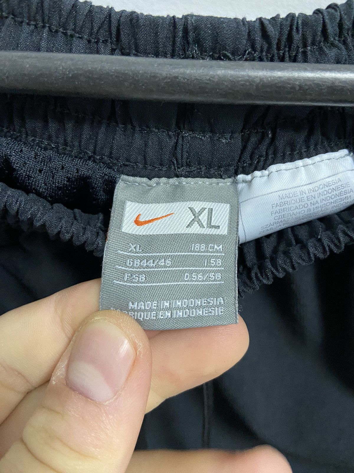 Nike × Vintage Nike Nylon Pants Small Logo Swoosh Vintage Size US 36 / EU 52 - 5 Thumbnail