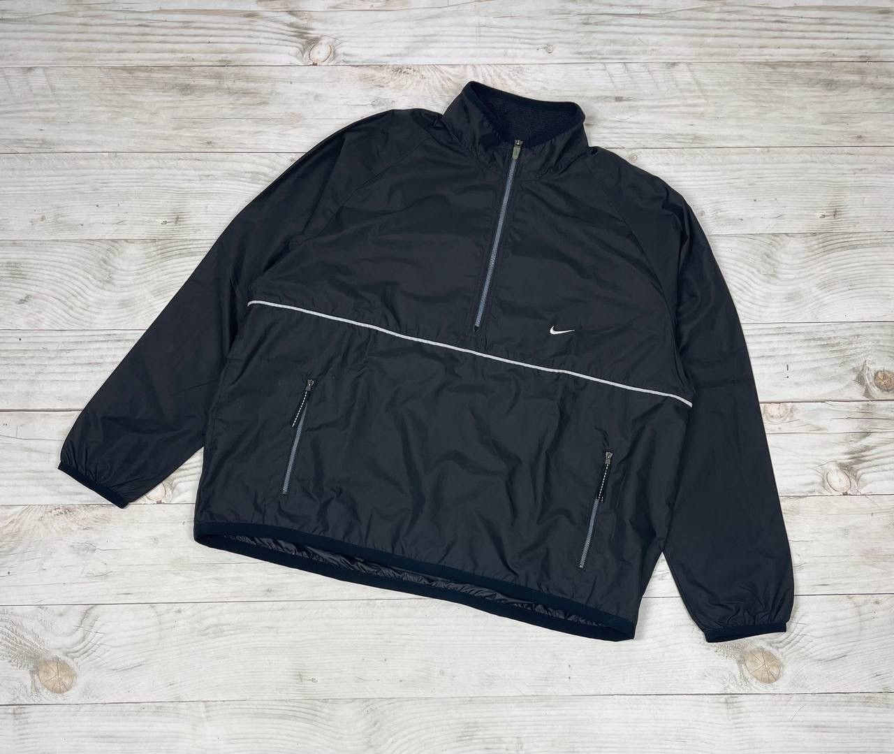 Nike × Vintage Vintage Nike Jacket Anorak Reflective 1/2 Zip Drill Y2K Size US XL / EU 56 / 4 - 3 Thumbnail