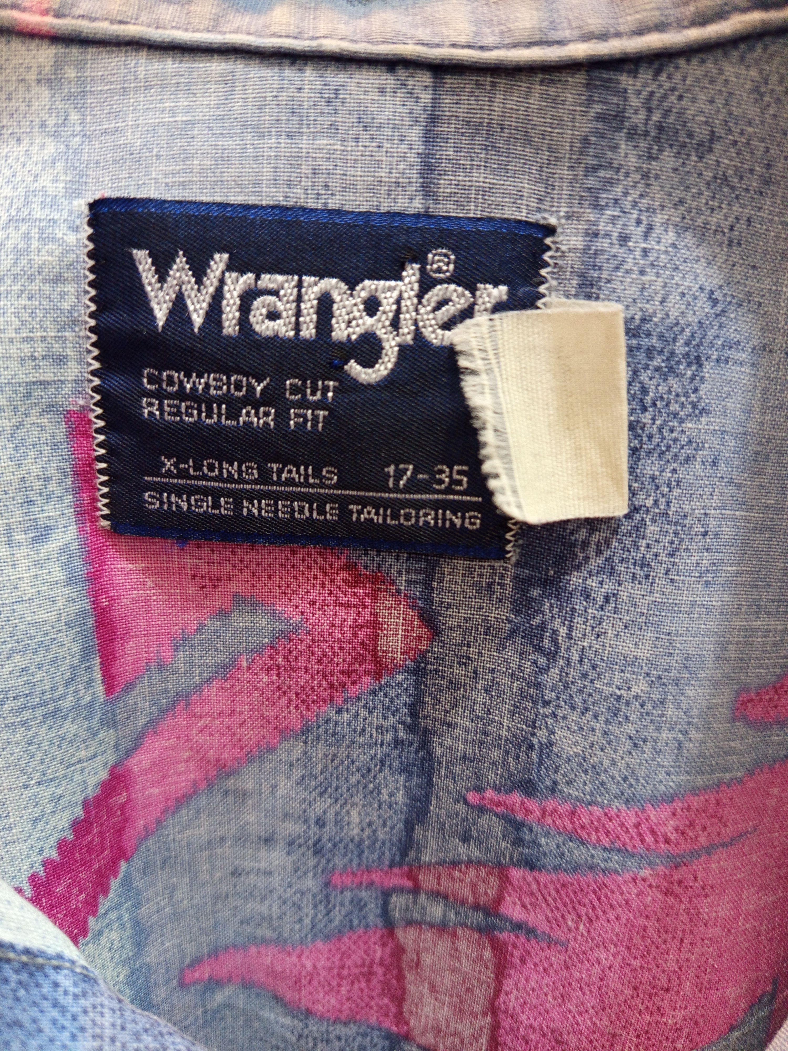 Wrangler Vintage Wrangler Cowboy Cut Southwestern Shirt 90s Size US XL / EU 56 / 4 - 9 Thumbnail