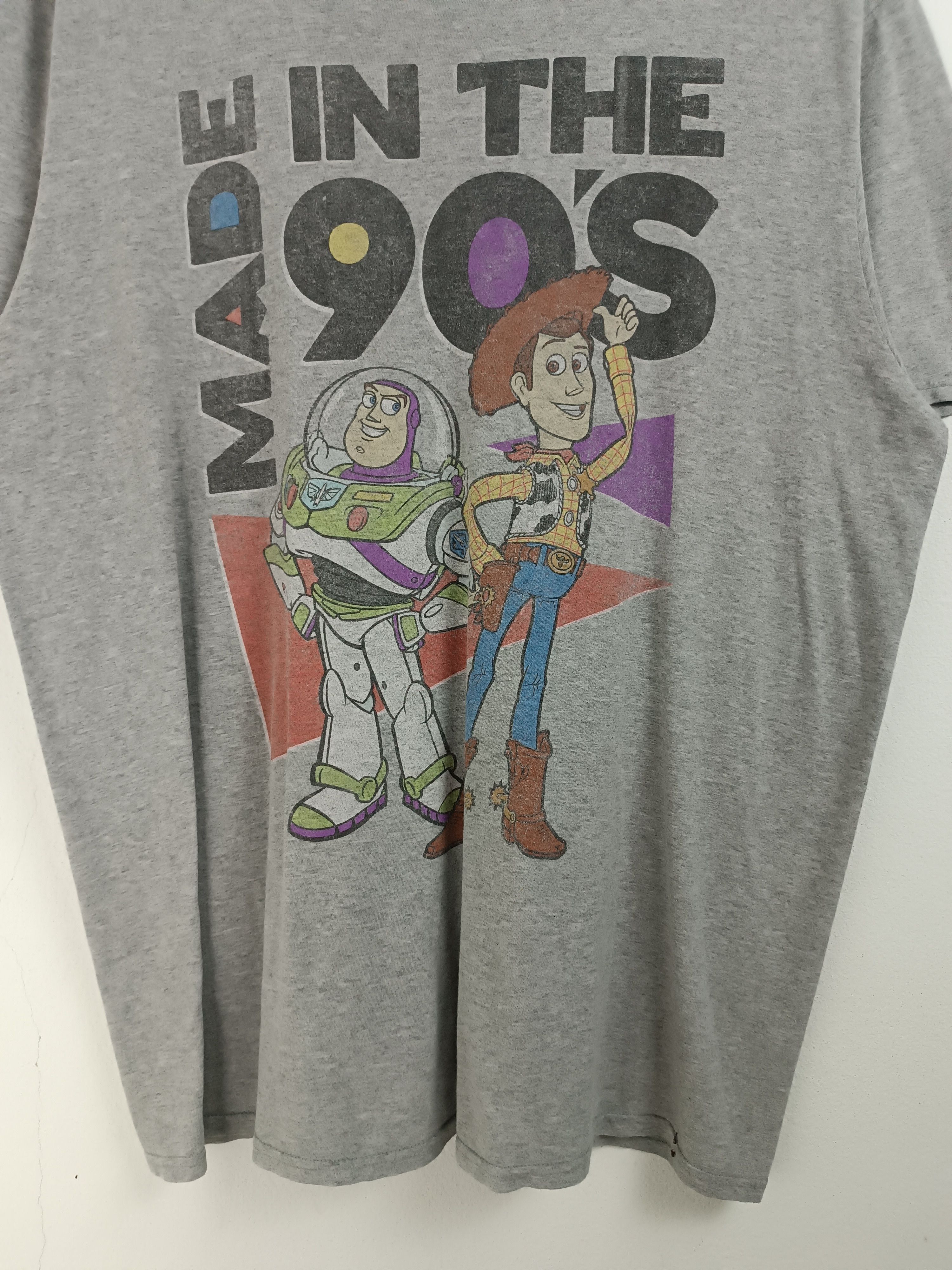 Disney VINTAGE TOY STORY MADE IN THE 90'S TEE BUZZ WOODY PIXAR Size US XL / EU 56 / 4 - 7 Thumbnail