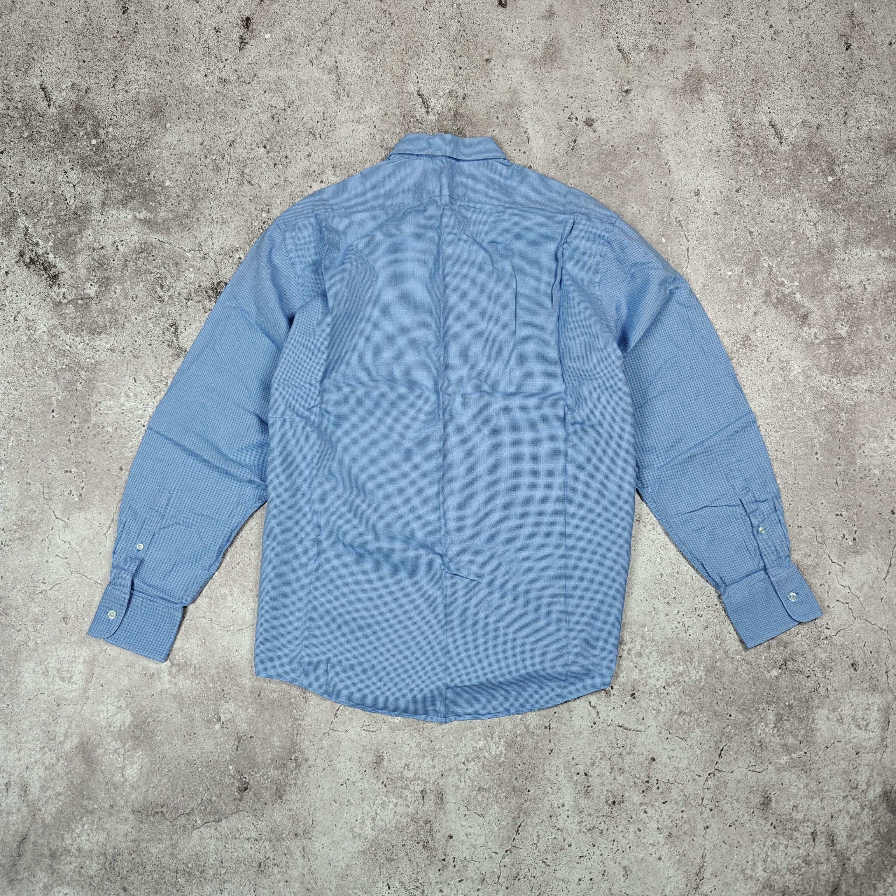 Yves Saint Laurent Yves Saint Laurent Shirt Blue Check YSL size 43 (XL) Size US XL / EU 56 / 4 - 6 Thumbnail