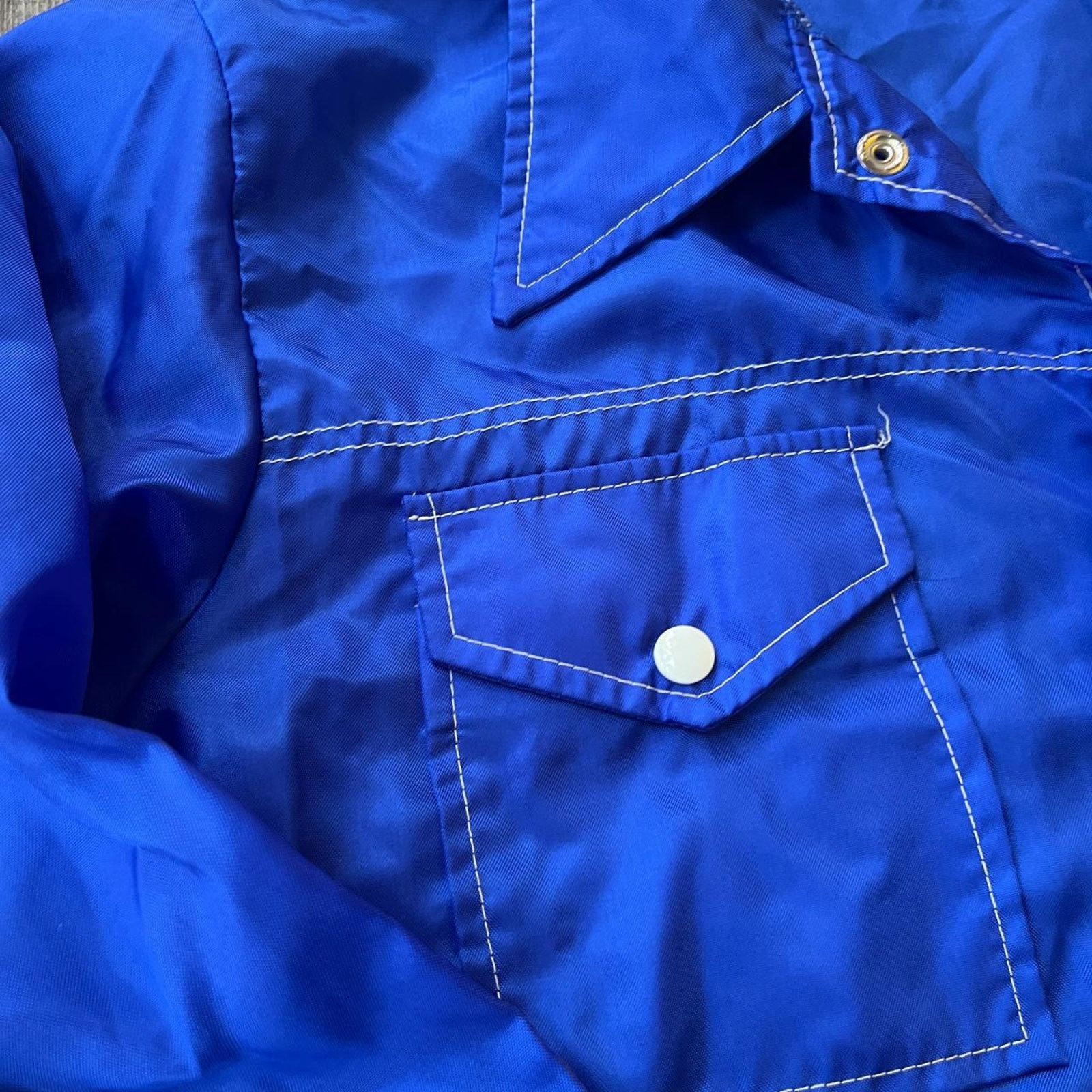 Vintage 1960s blue jacques seed company farmer windbreaker Size US L / EU 52-54 / 3 - 4 Thumbnail