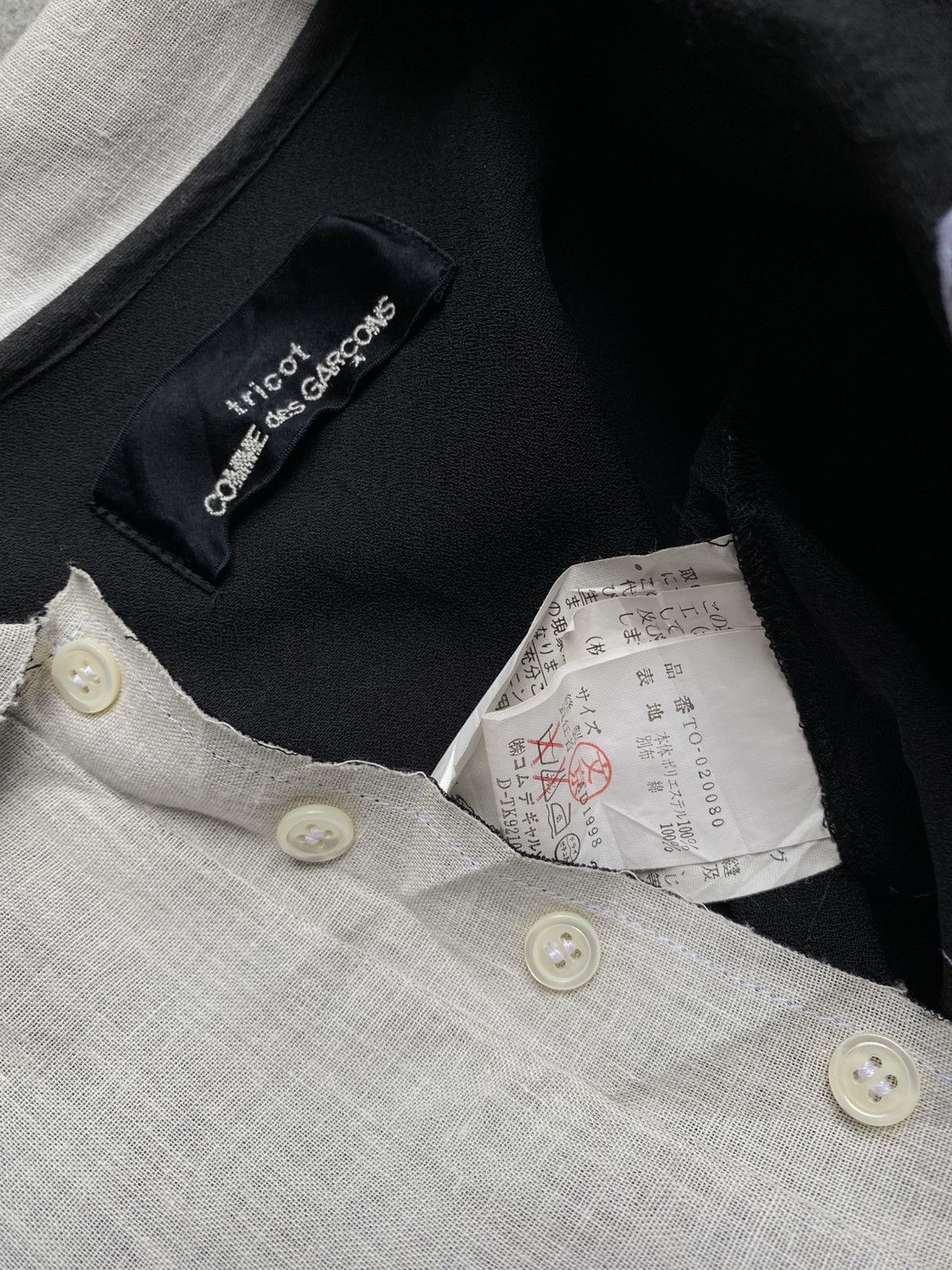 Tricot Comme des Garcons Tricot Comme des Garcons Two Tone Dress Size M / US 6-8 / IT 42-44 - 5 Thumbnail