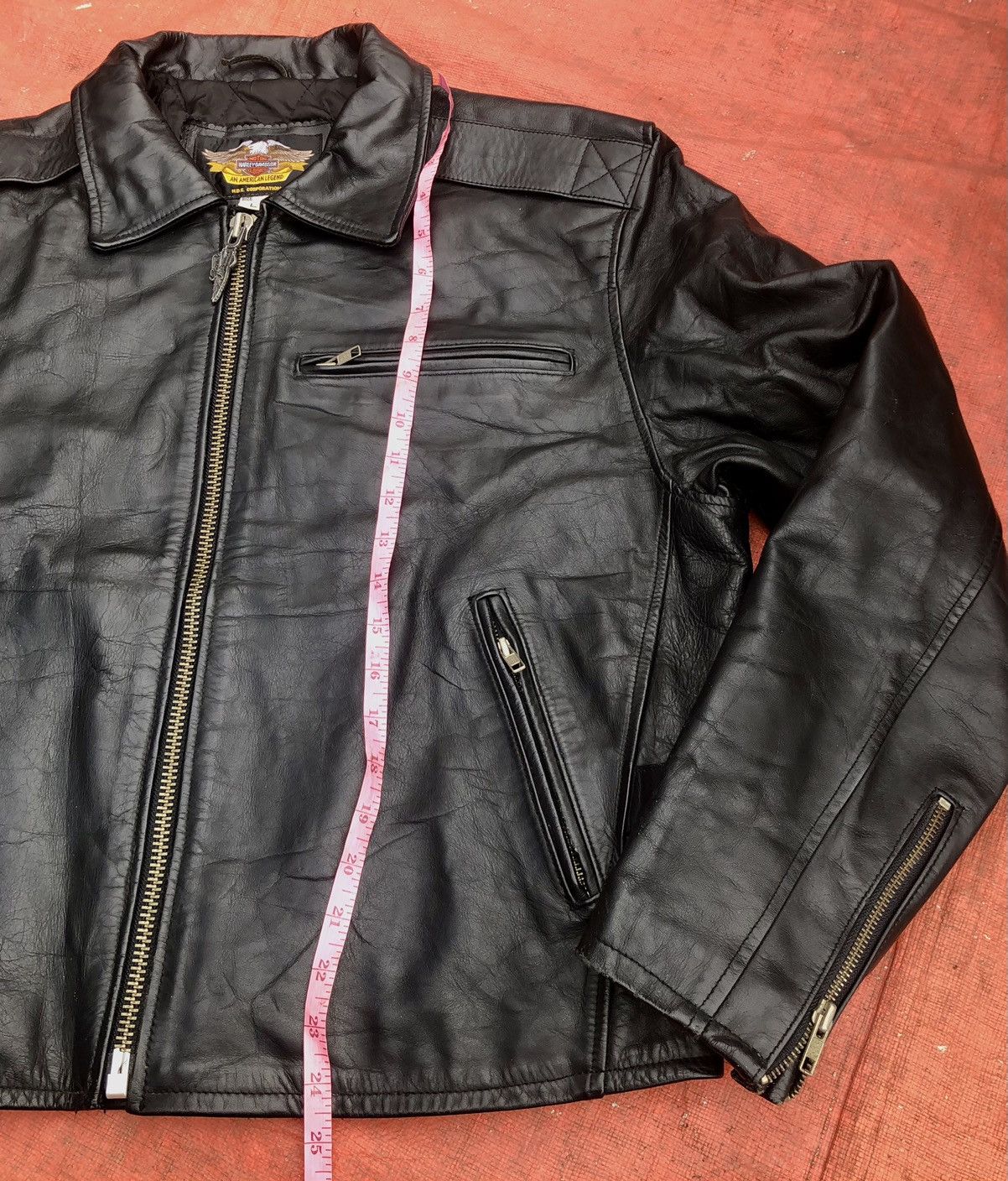 Harley Davidson HARLEY DAVIDSON LEATHER JACKET Size US L / EU 52-54 / 3 - 24 Thumbnail