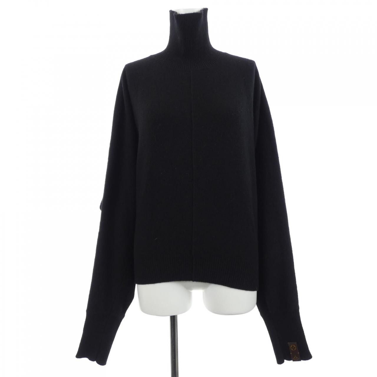 Louis Vuitton Louis Vuitton Louis Vuitton Knit Cashmere Blend Sweater Textile Tops FLKL07D58 DUTY FREE for USA Size ONE SIZE - 1 Thumbnail