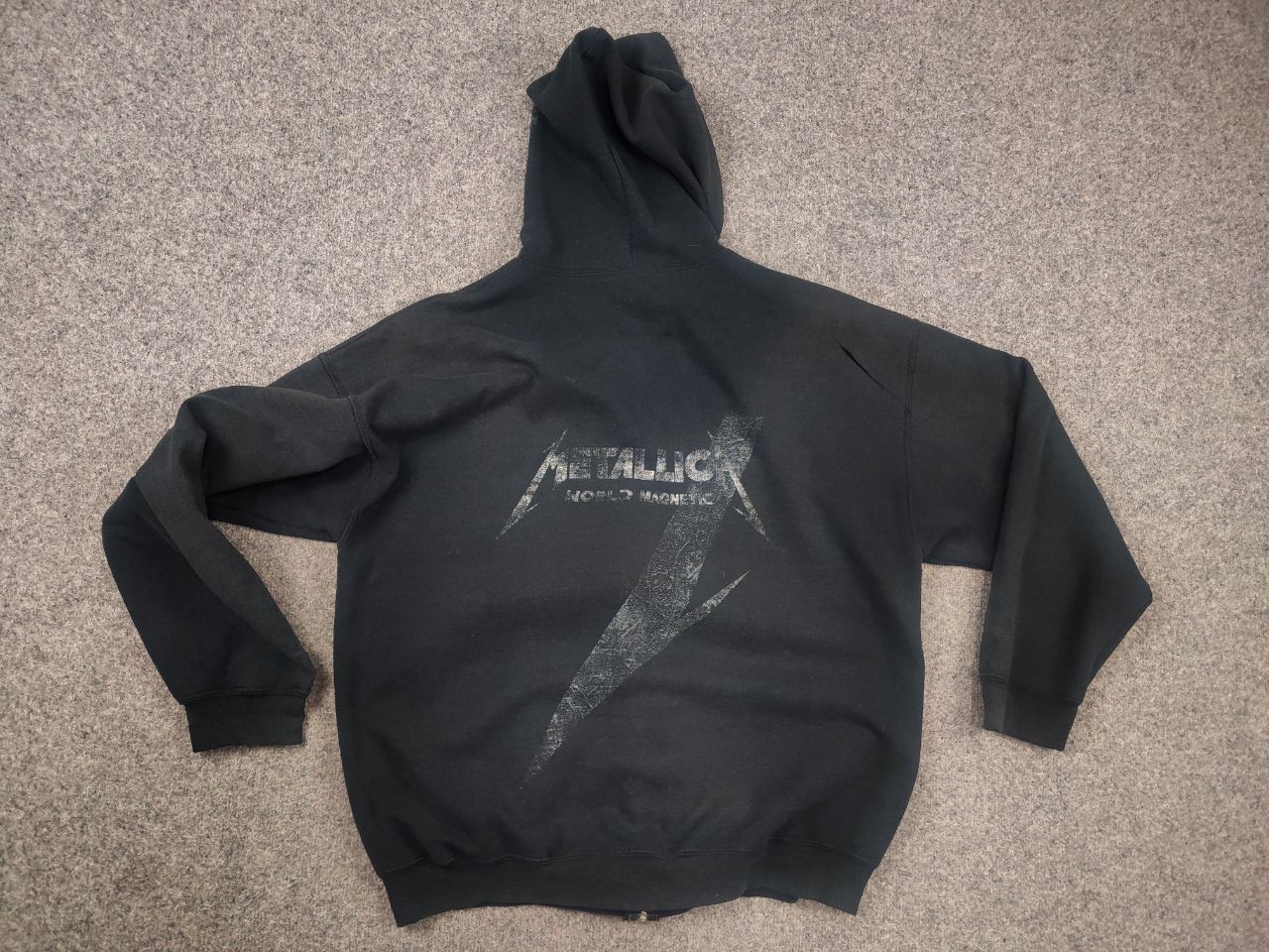 Band Tees Vintage Metallica 00s Album Magnetic Graphic Logo Zip Hoodie Size US XL / EU 56 / 4 - 11 Thumbnail