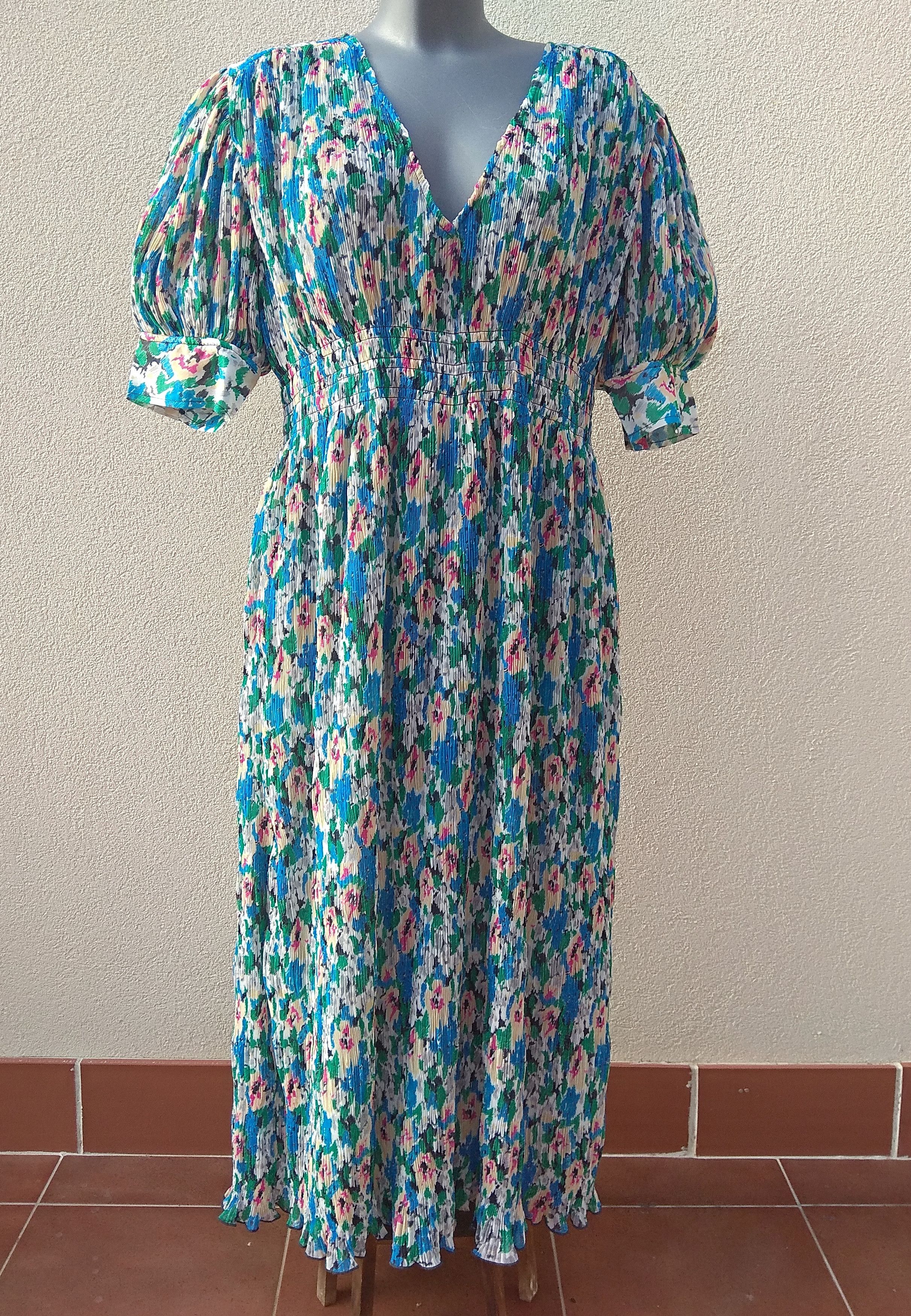 Ganni Pleated maxi dress Size S / US 4 / IT 40 - 1 Thumbnail