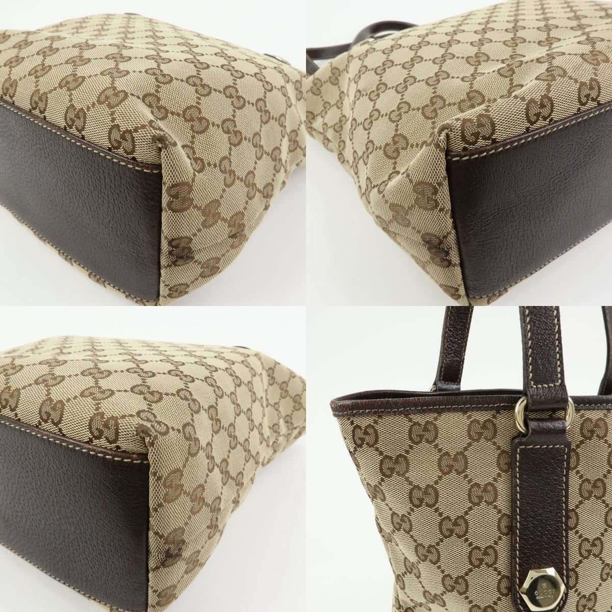 Gucci Gucci GG Canvas Tote Brown Size ONE SIZE - 5 Thumbnail
