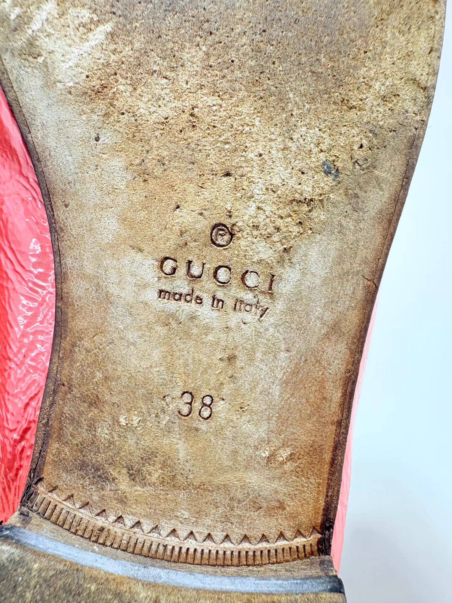 Gucci GUCCI Patent Leather Gold-Buckle Loafers Size US 8 / IT 38 - 6 Thumbnail