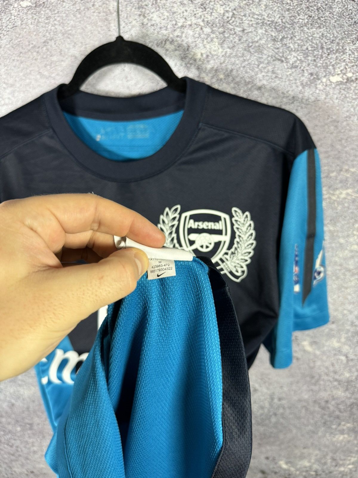 Nike × Vintage Vintage Arsenal 2011/12 Away Nike Jersey Blokcore Medium Size US M / EU 48-50 / 2 - 11 Thumbnail
