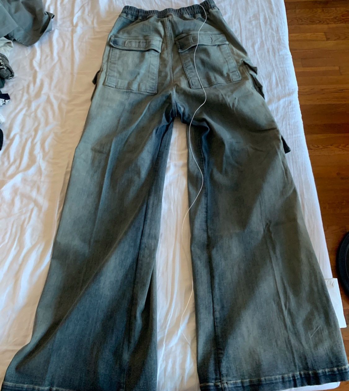Rick Owens Drkshdw RICK OWENS DRKSHDW CARGO BELAS FW24 PORTERVILLE SKY Size US 32 / EU 48 - 4 Thumbnail