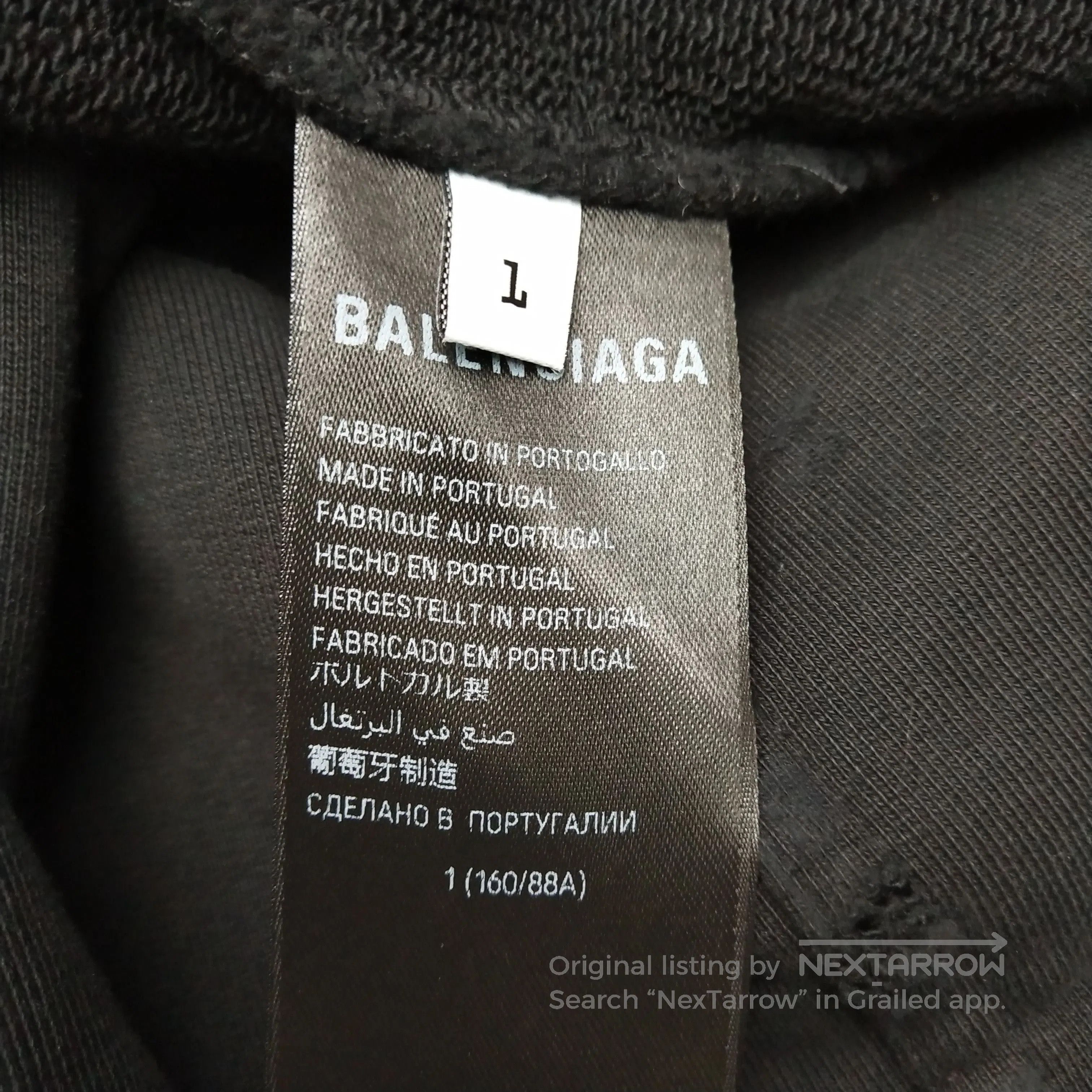 Balenciaga Balenciaga L Size BB Logo Black Hoodie. Size L / US 10 / IT 46 - 7 Thumbnail